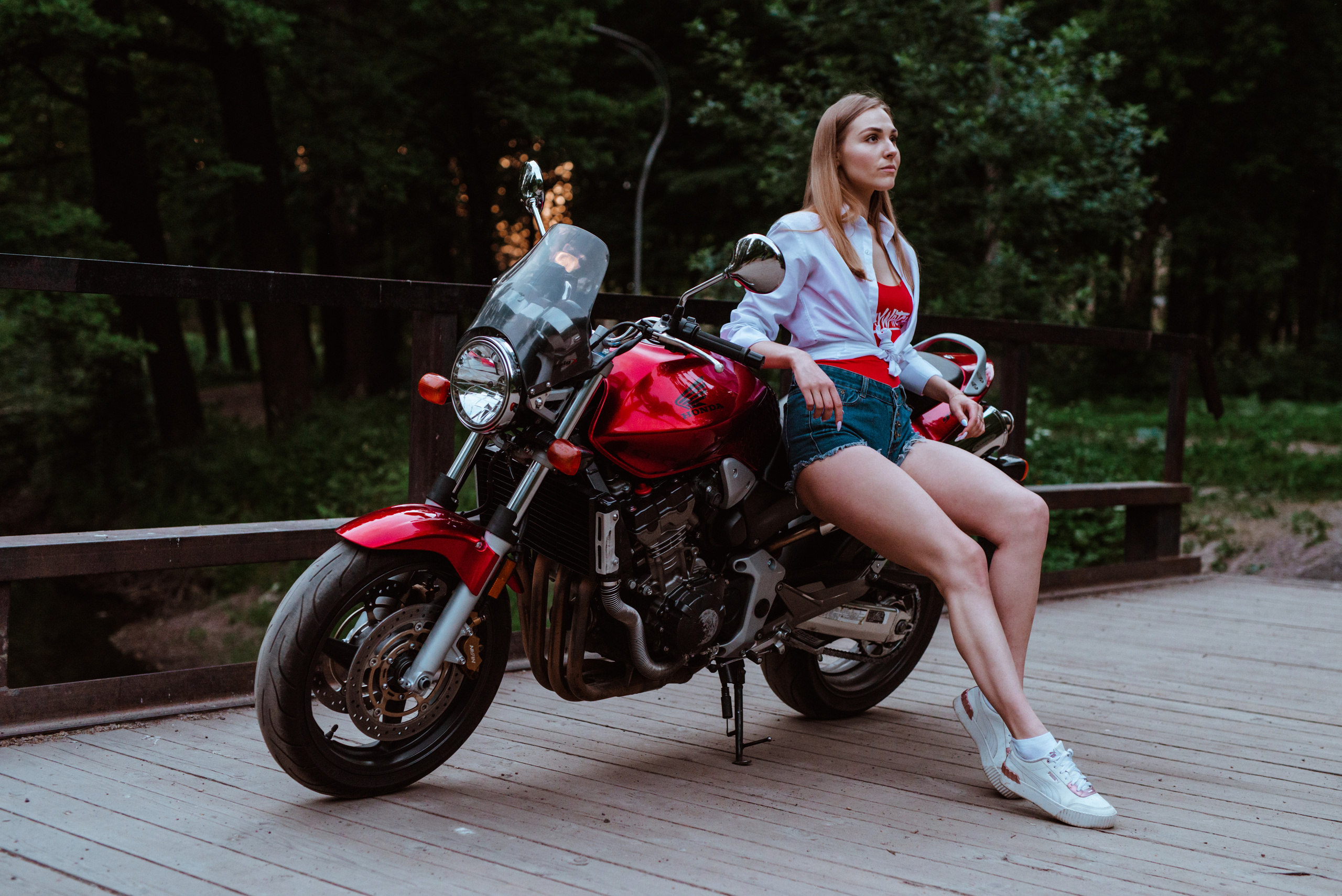 Светлана и HONDA. Фотограф в Санкт-Петербурге и Ленинградской области