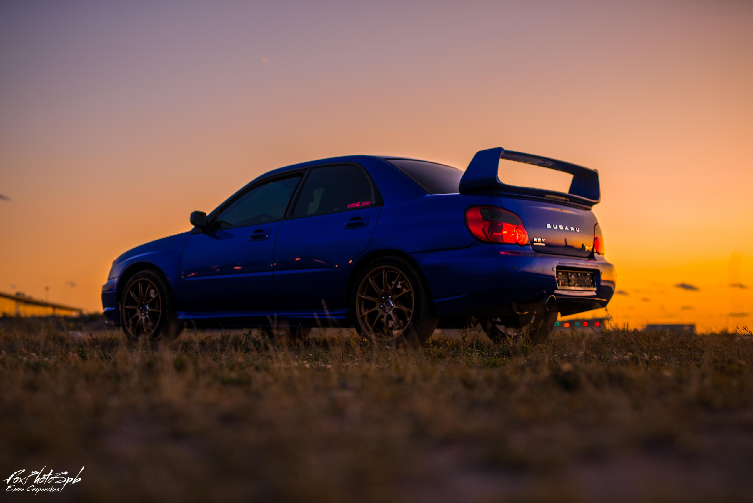 Тина и subaru. Фотограф в Санкт-Петербурге и Ленинградской области