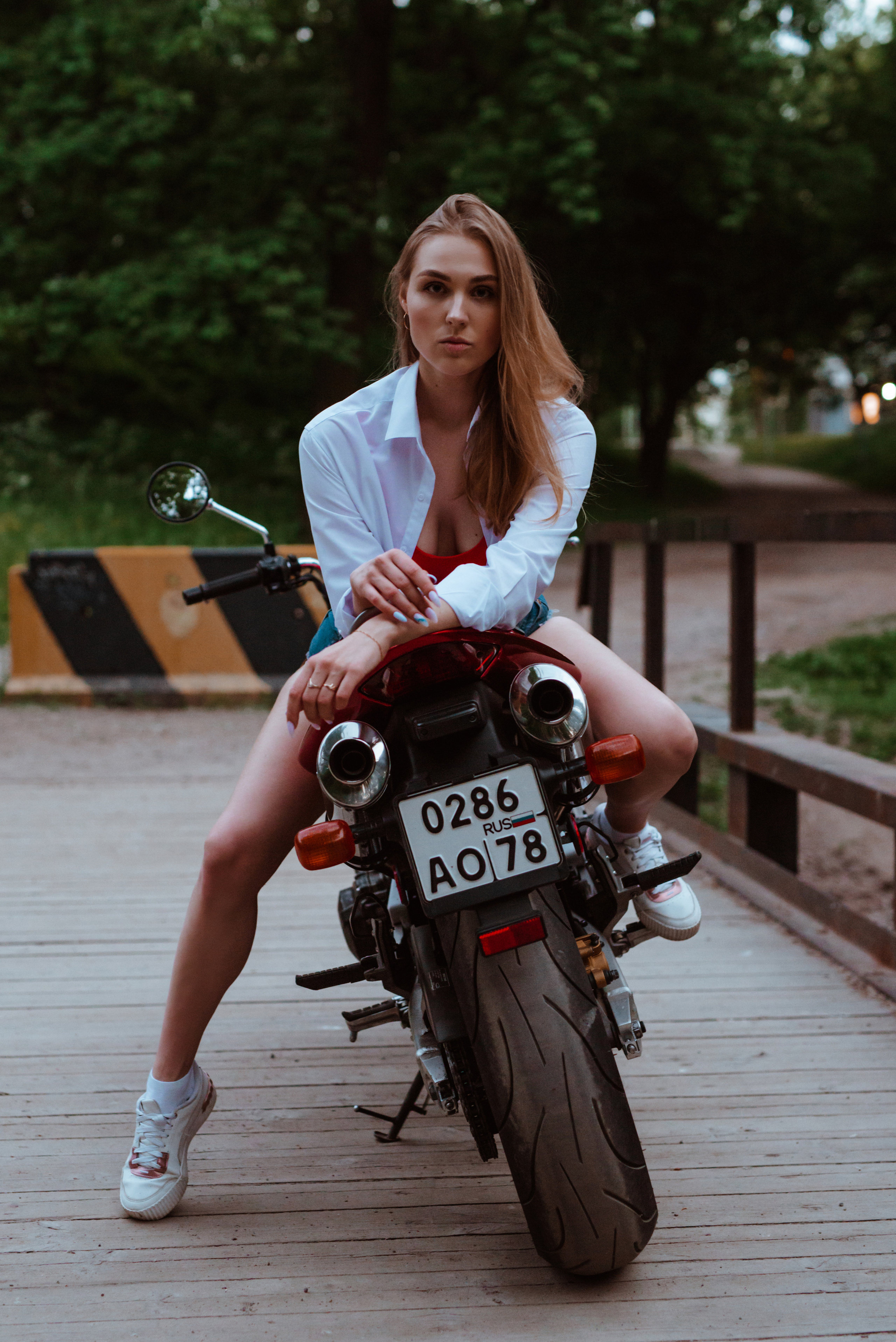 Светлана и HONDA. Фотограф в Санкт-Петербурге и Ленинградской области