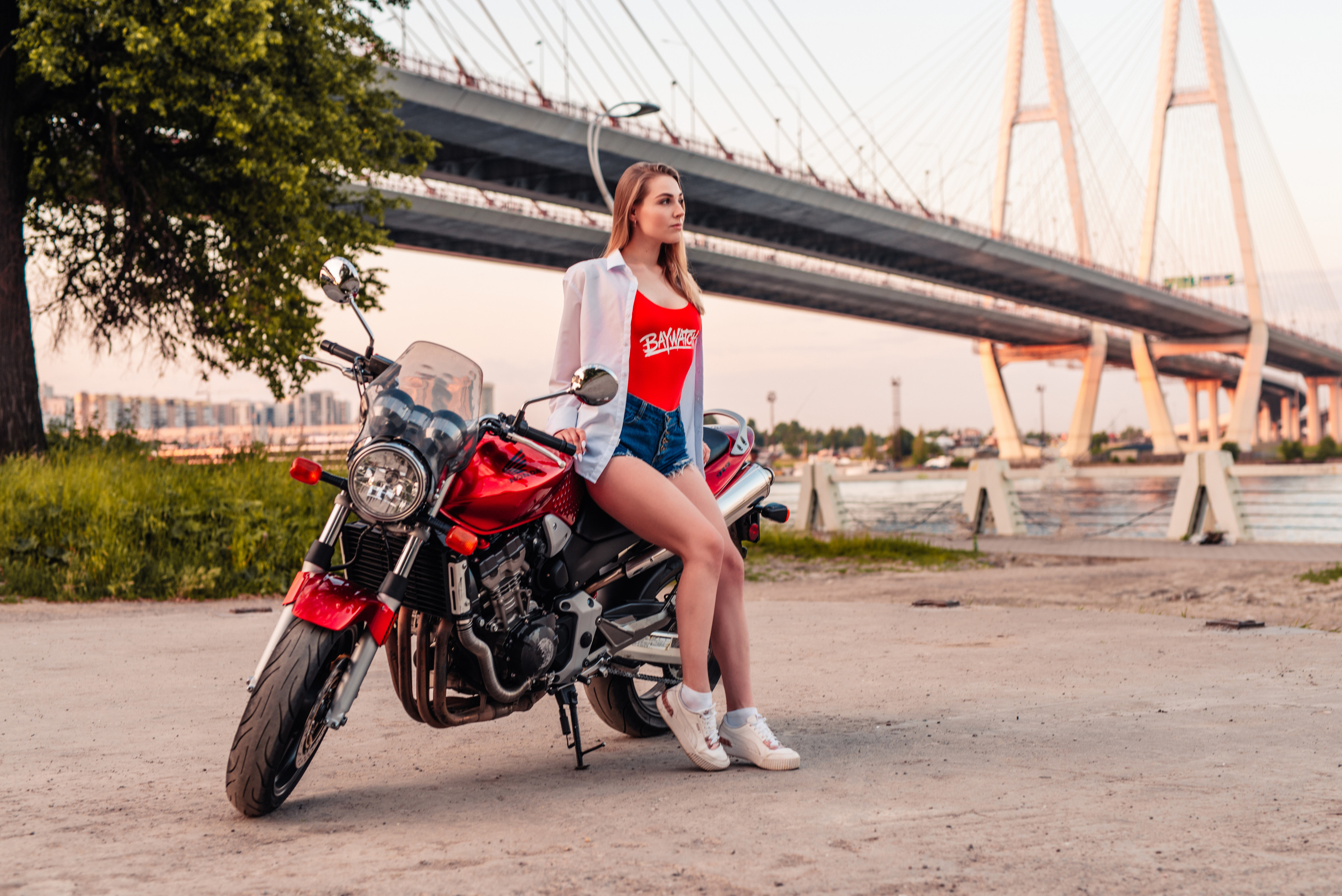 Светлана и HONDA. Фотограф в Санкт-Петербурге и Ленинградской области