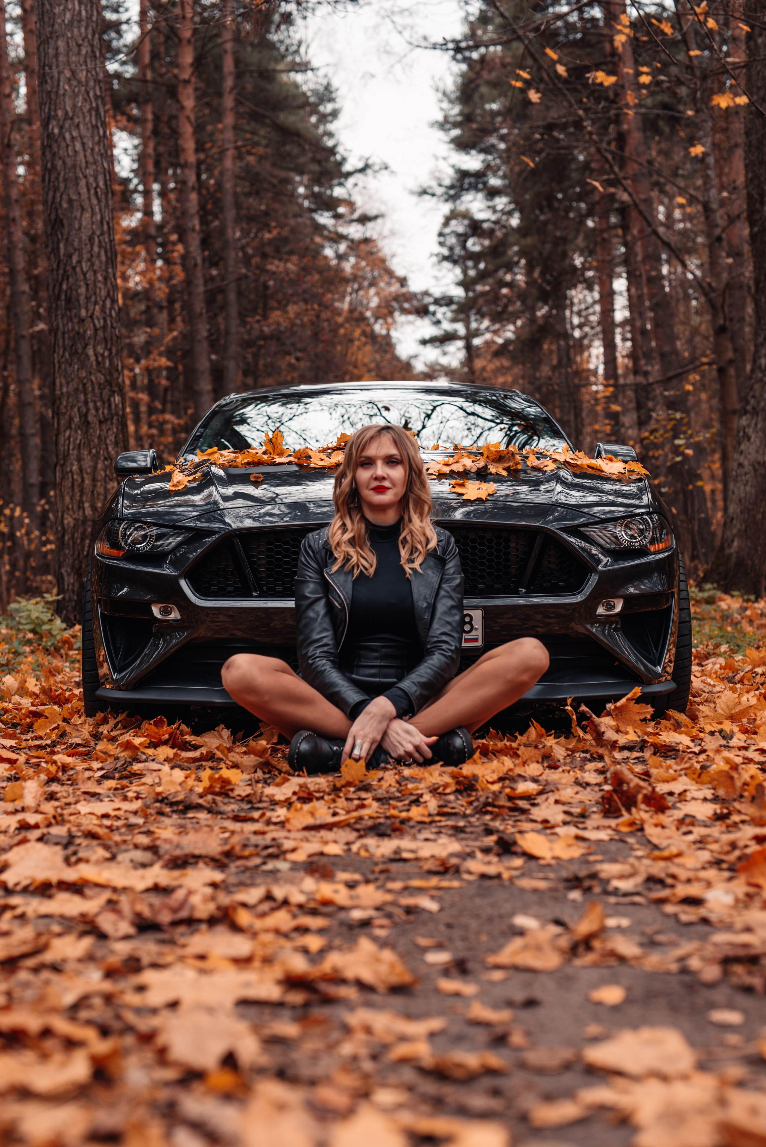 Дарья и Mustang. Фотограф в Санкт-Петербурге и Ленинградской области