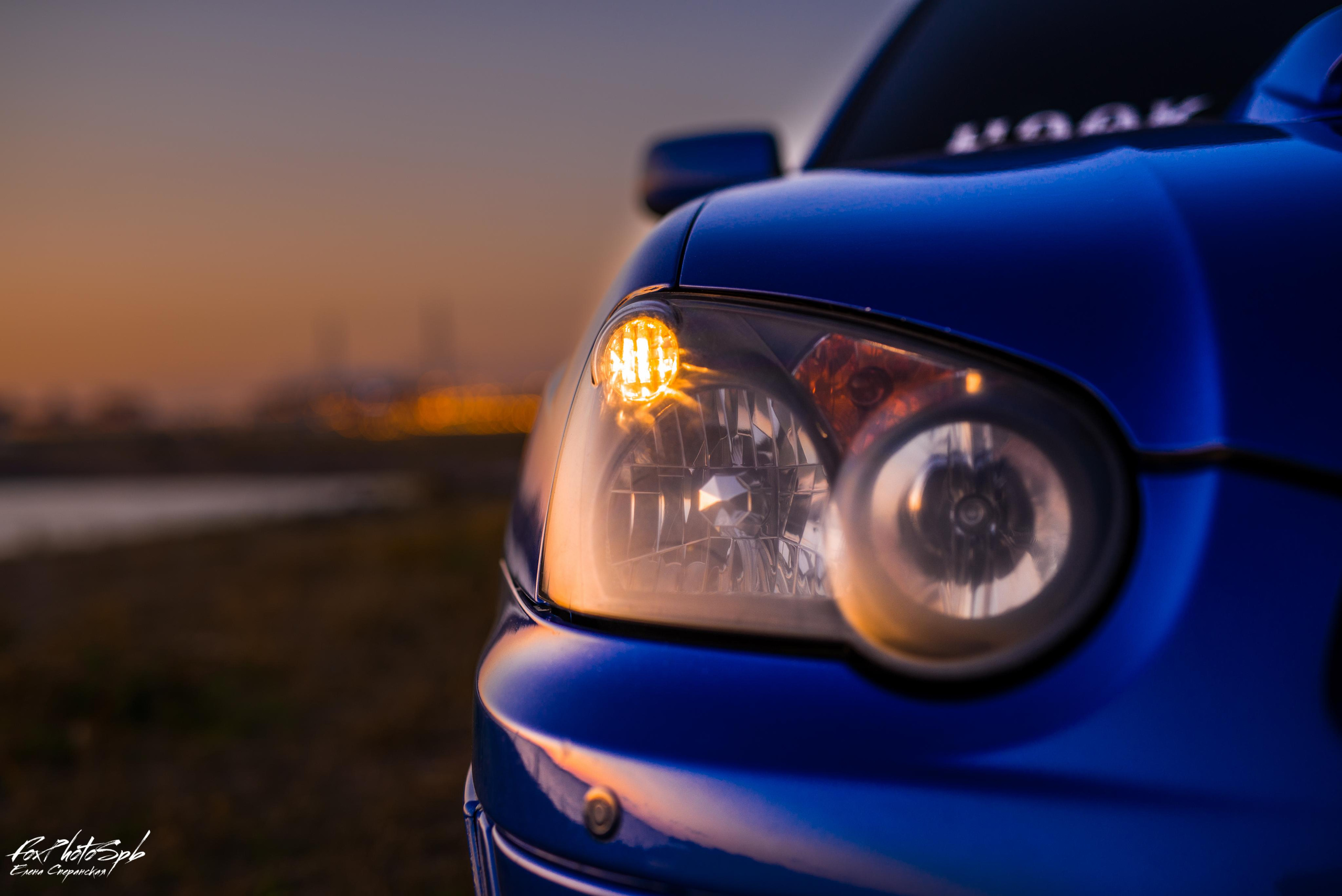 Тина и subaru. Фотограф в Санкт-Петербурге и Ленинградской области