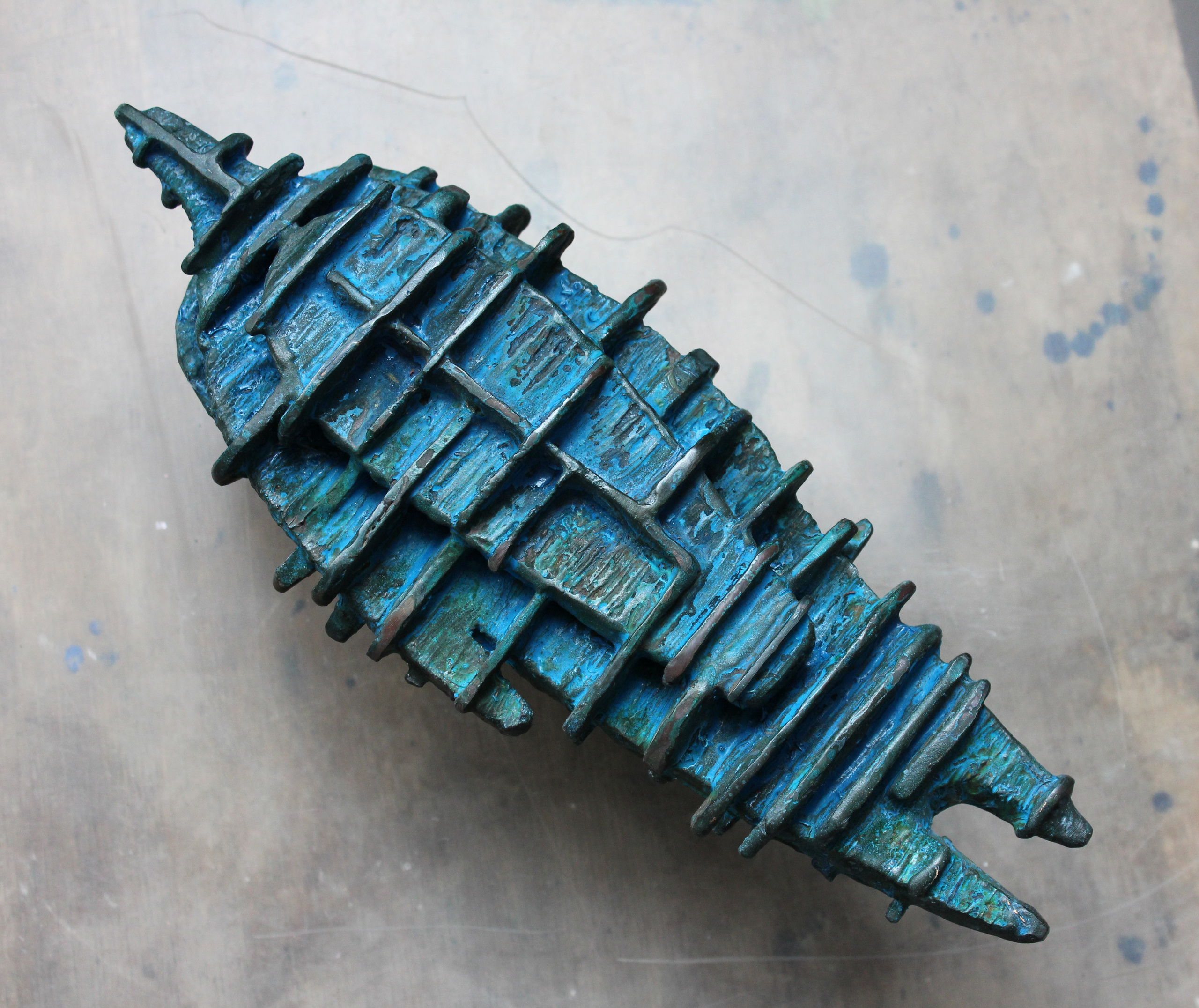 Тишина или большие деревья /СПб/Сад Нева/2013. Художник — скульптор Антонина Фатхуллина