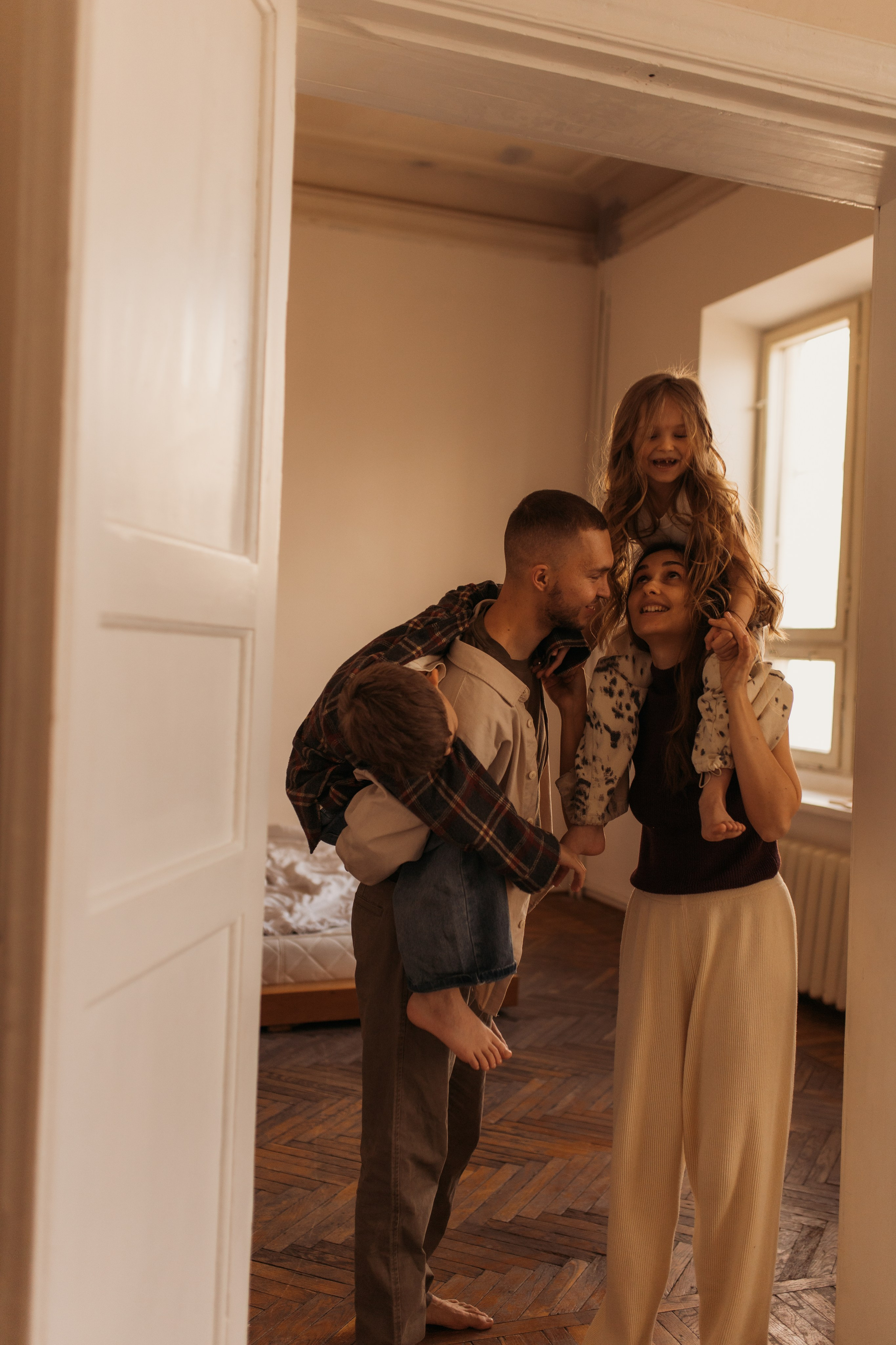 Настя, Сергей, Сава и Марьяна. Семейный и свадебный фотограф в Москве и Зеленограде Марина Малярова