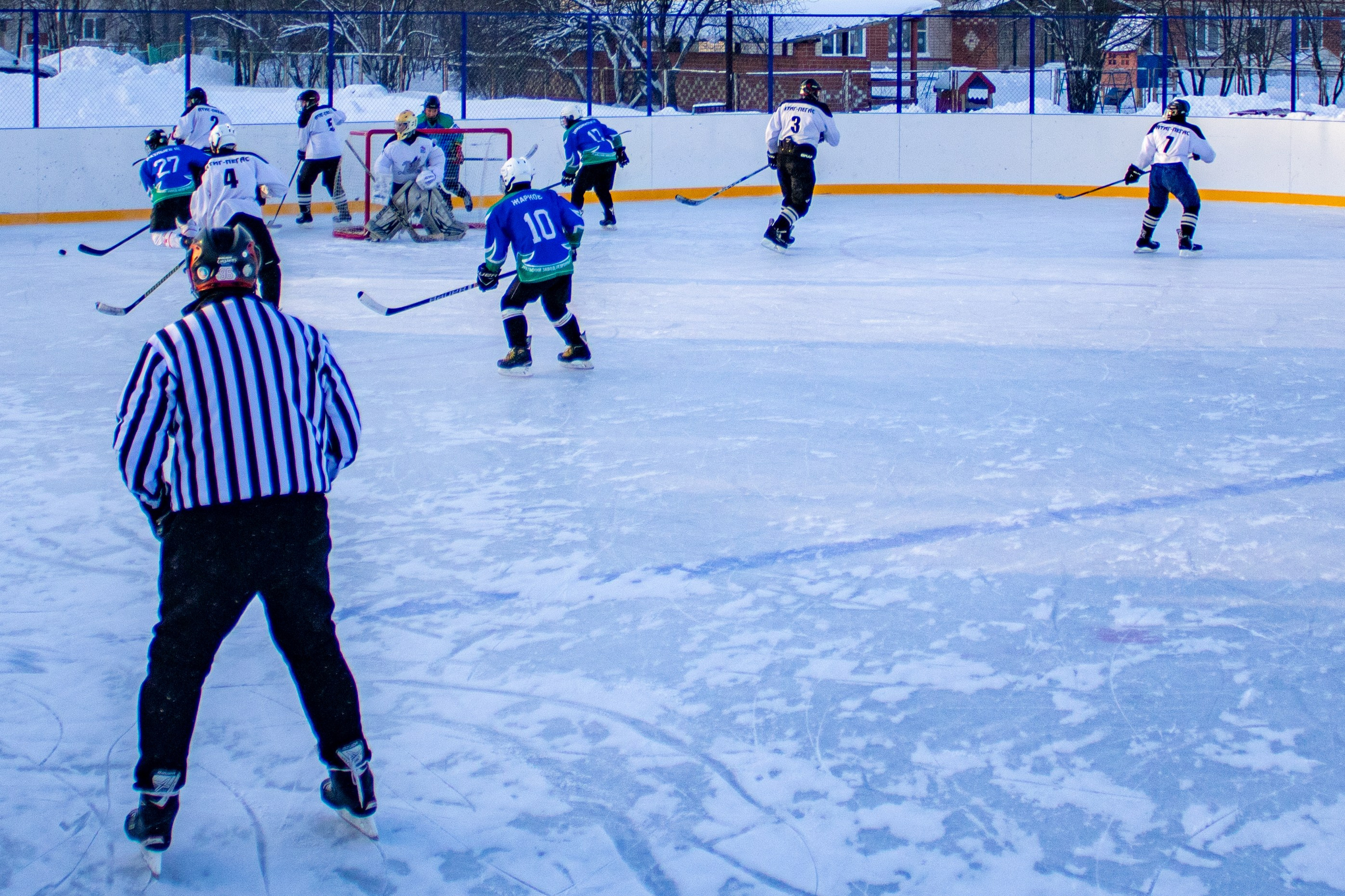 Хоккей г.п Атиг-г.п Дружинино