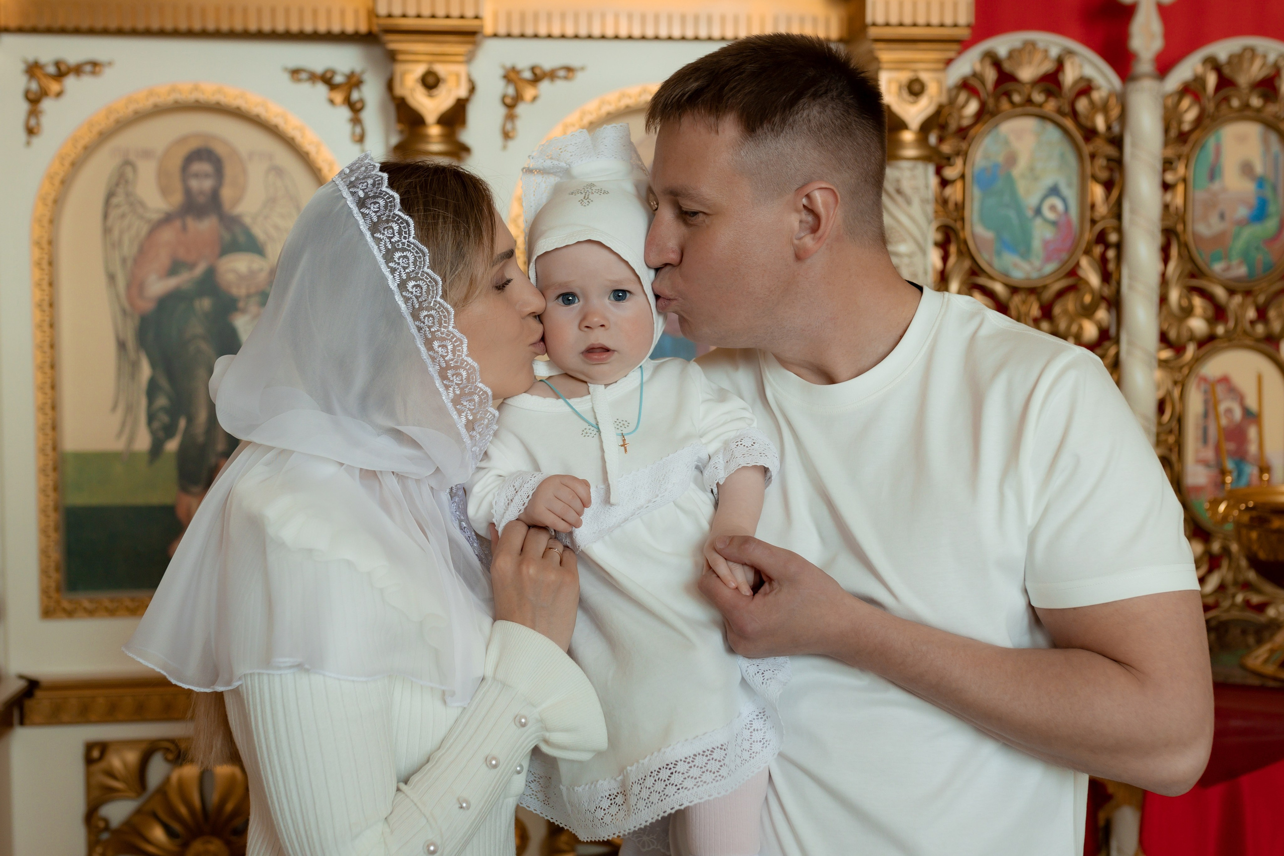Крещение. Фотограф новорожденных в Барнауле Русакова Анастасия