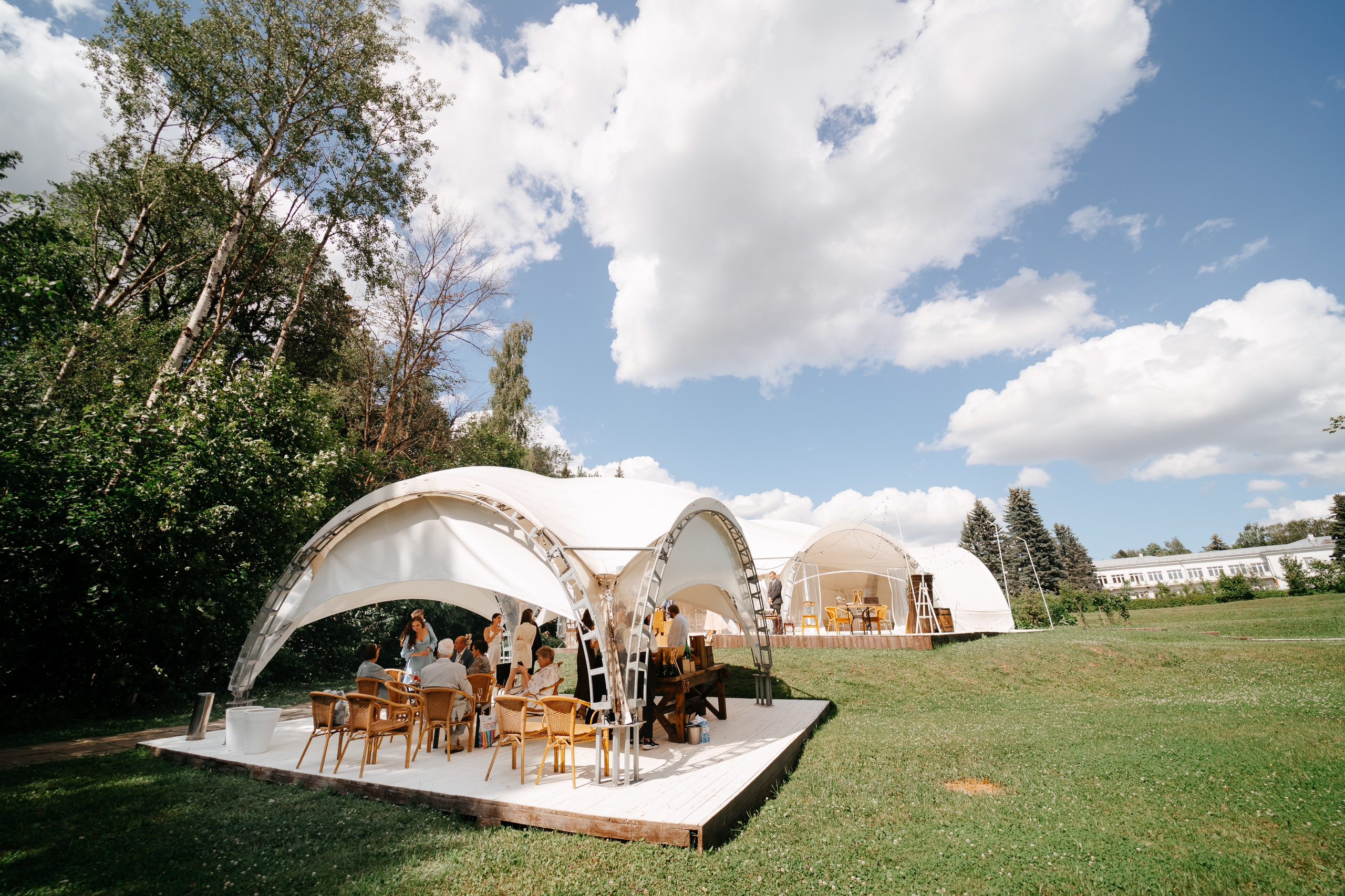 Свадьба загородом в Москве
