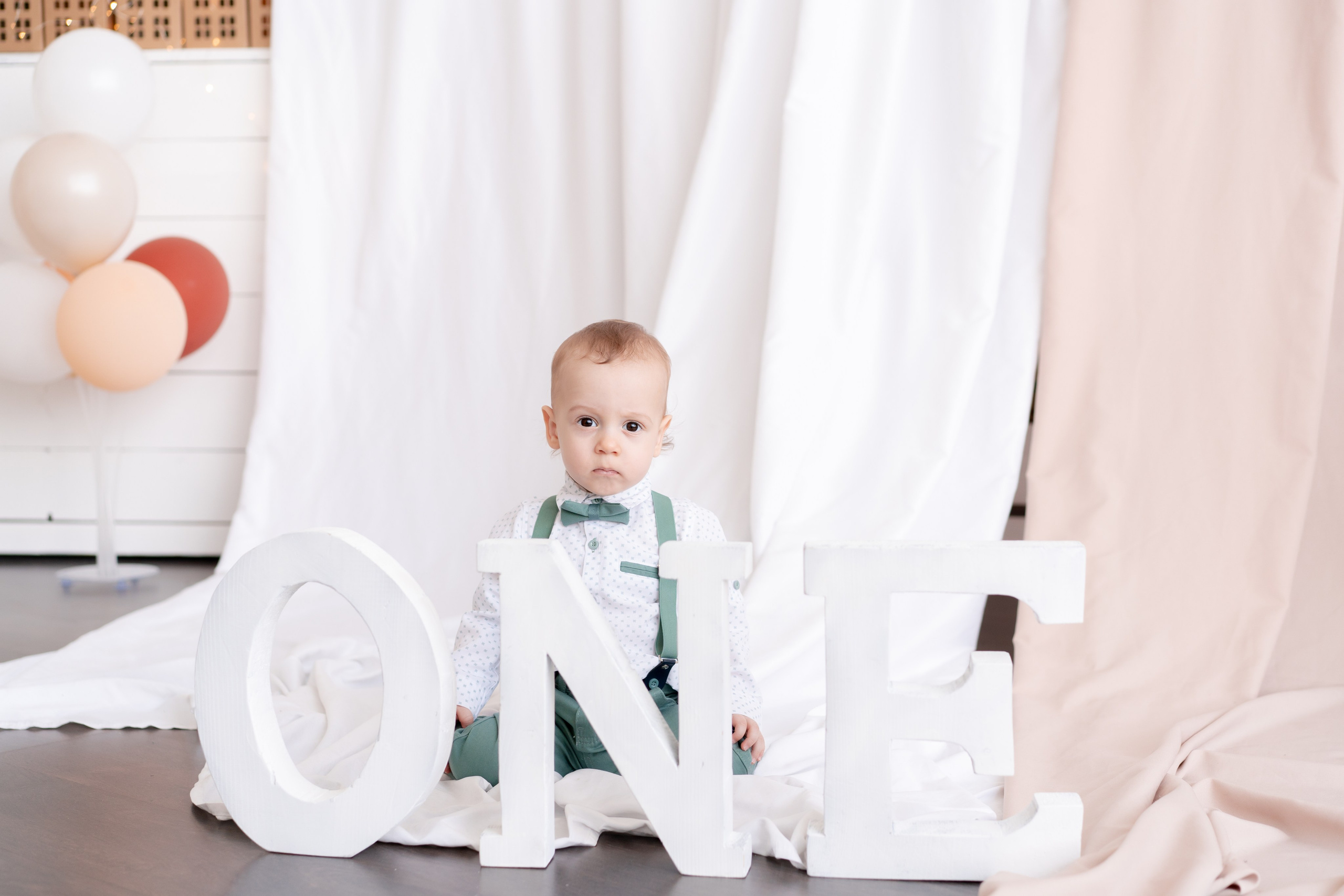 Олегу 1 годик!. Детская, семейная фотостудия в Санкт-Петербурге
