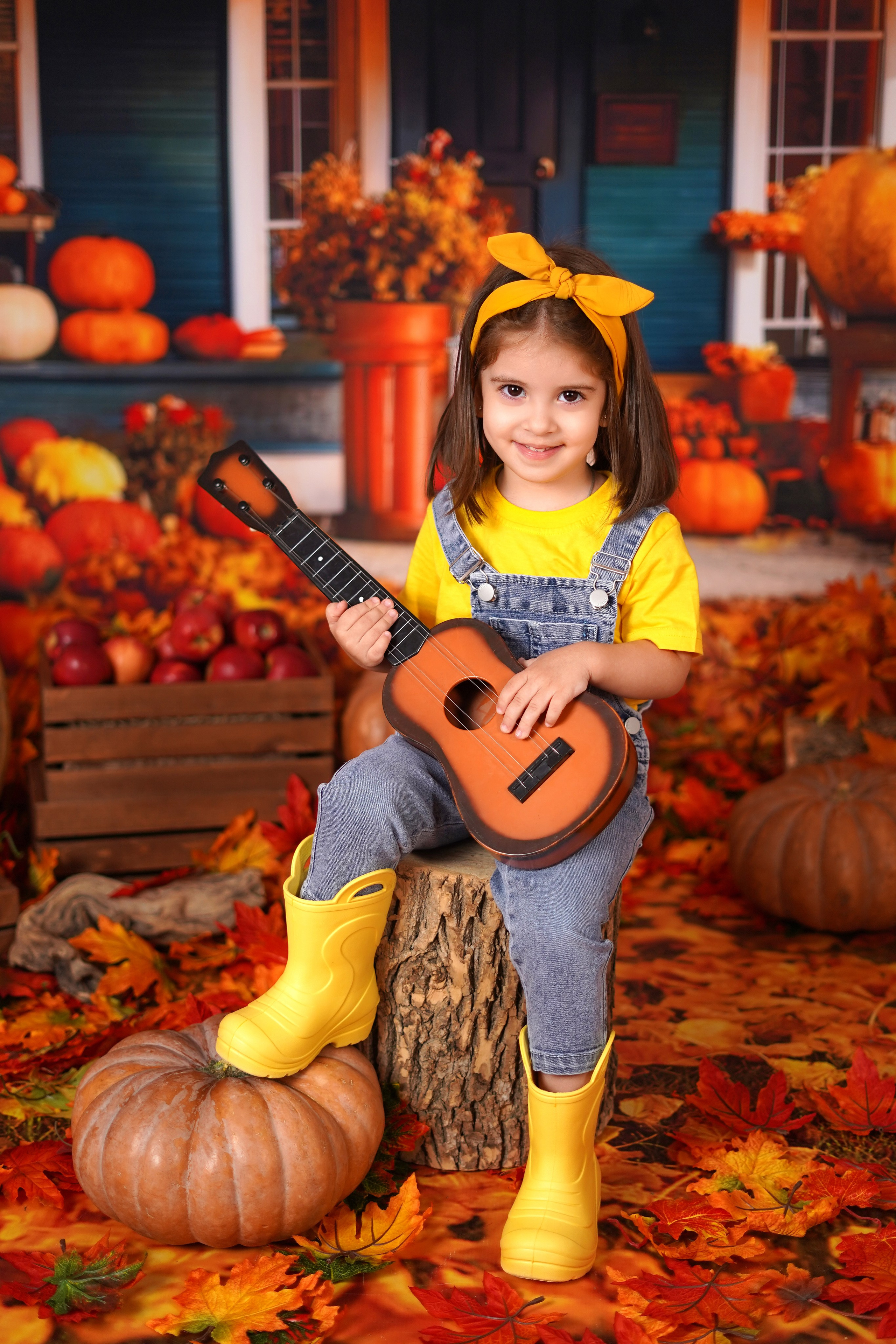 Осенний фотодень в студии Антураж. Детский семейный фотограф Краснодар