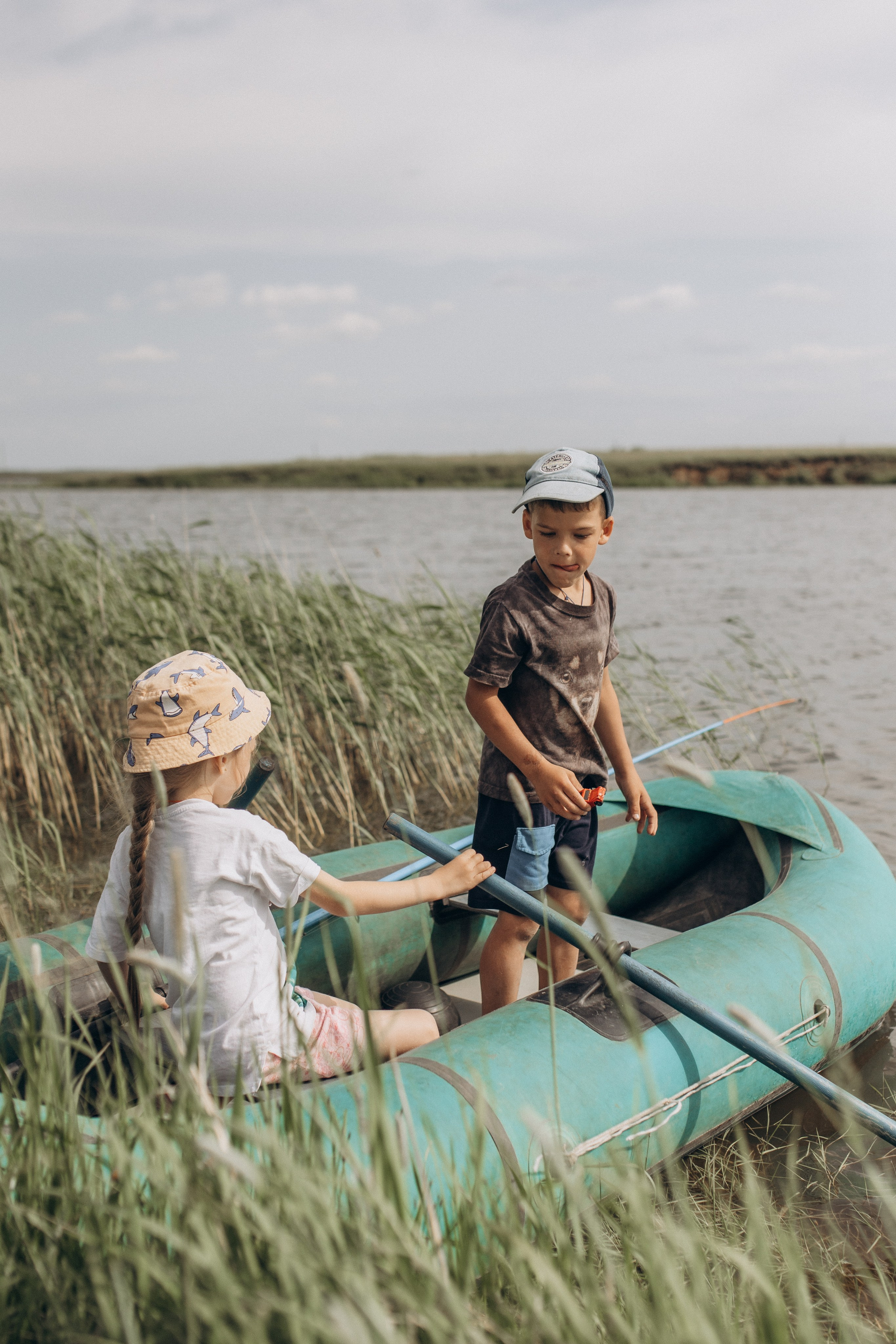 Семейная рыбалка. Семейный фотограф lifestyle в Новосибирске Елена Шпилевая