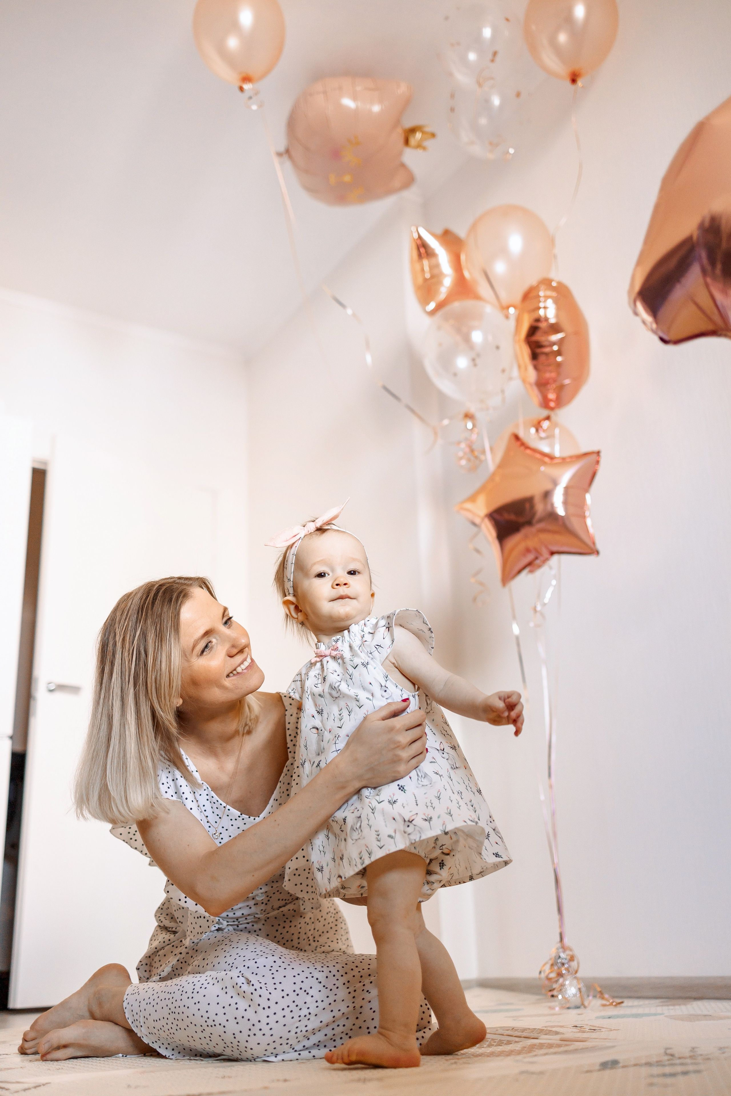 Первый день рождения малышки. Семейный Фотограф в Москве Евгения Симоненко