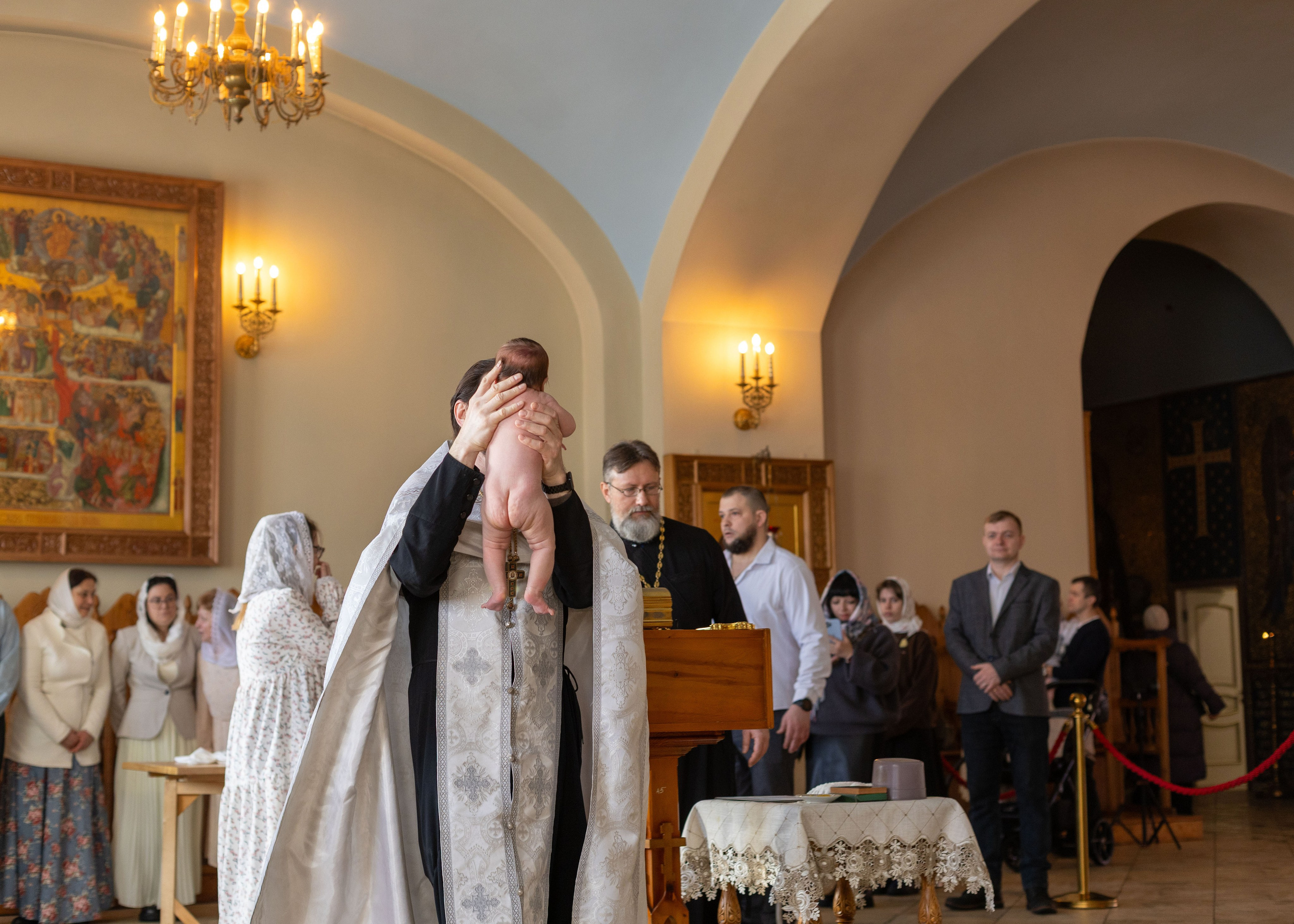 Крещение Милании. Семейный и детский фотограф Анна Петракова