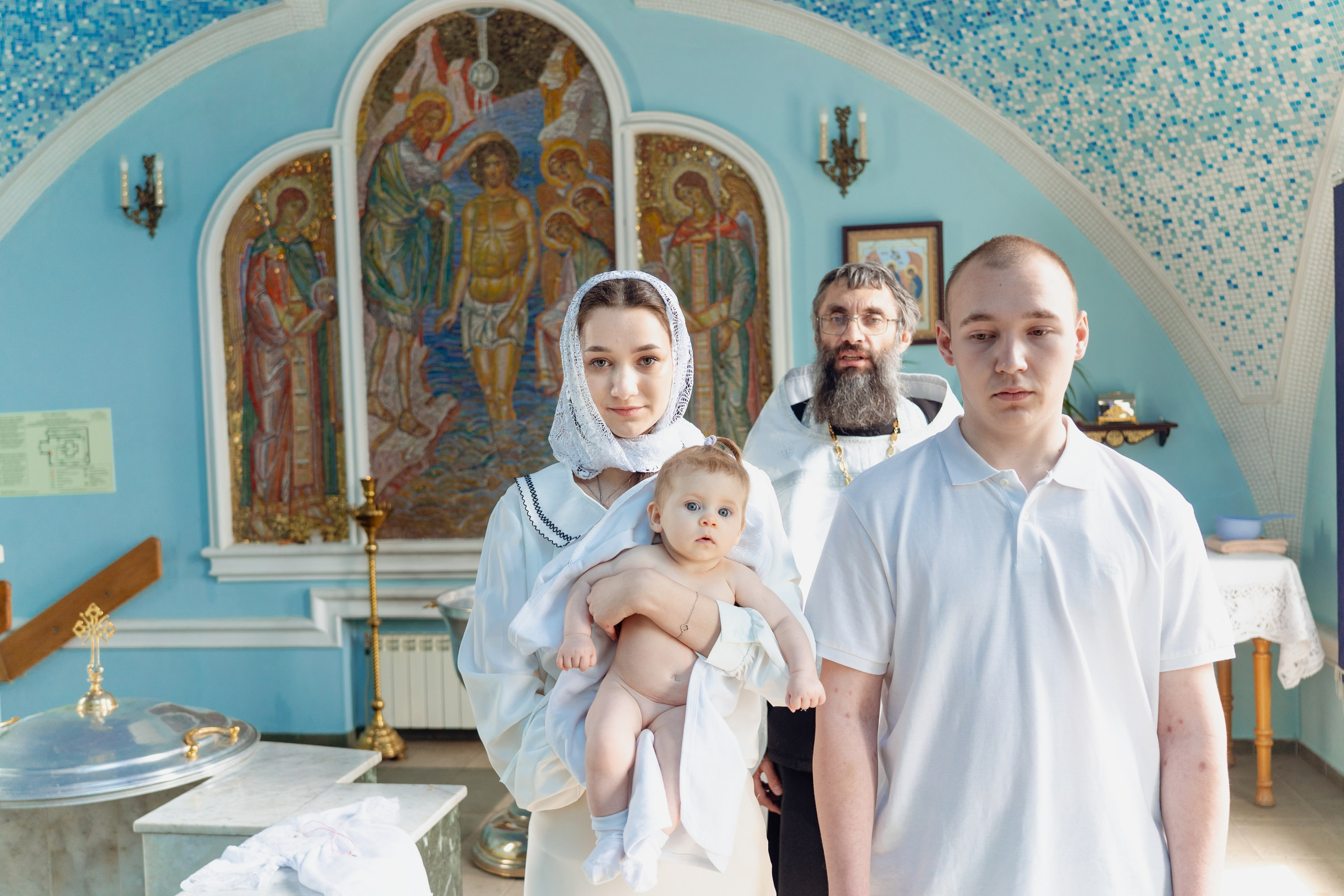 Съёмка таинства крещения. Фотограф в Волгограде и Волжском Анастасия Кальдина