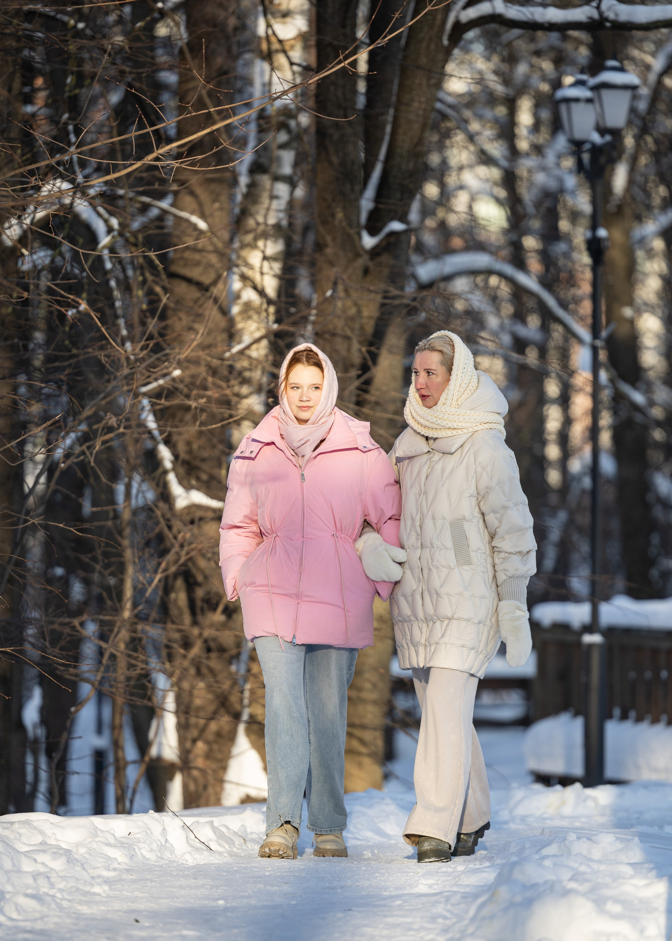 Олеся. Зимний фотосет. Фотограф Владимир Охрименко