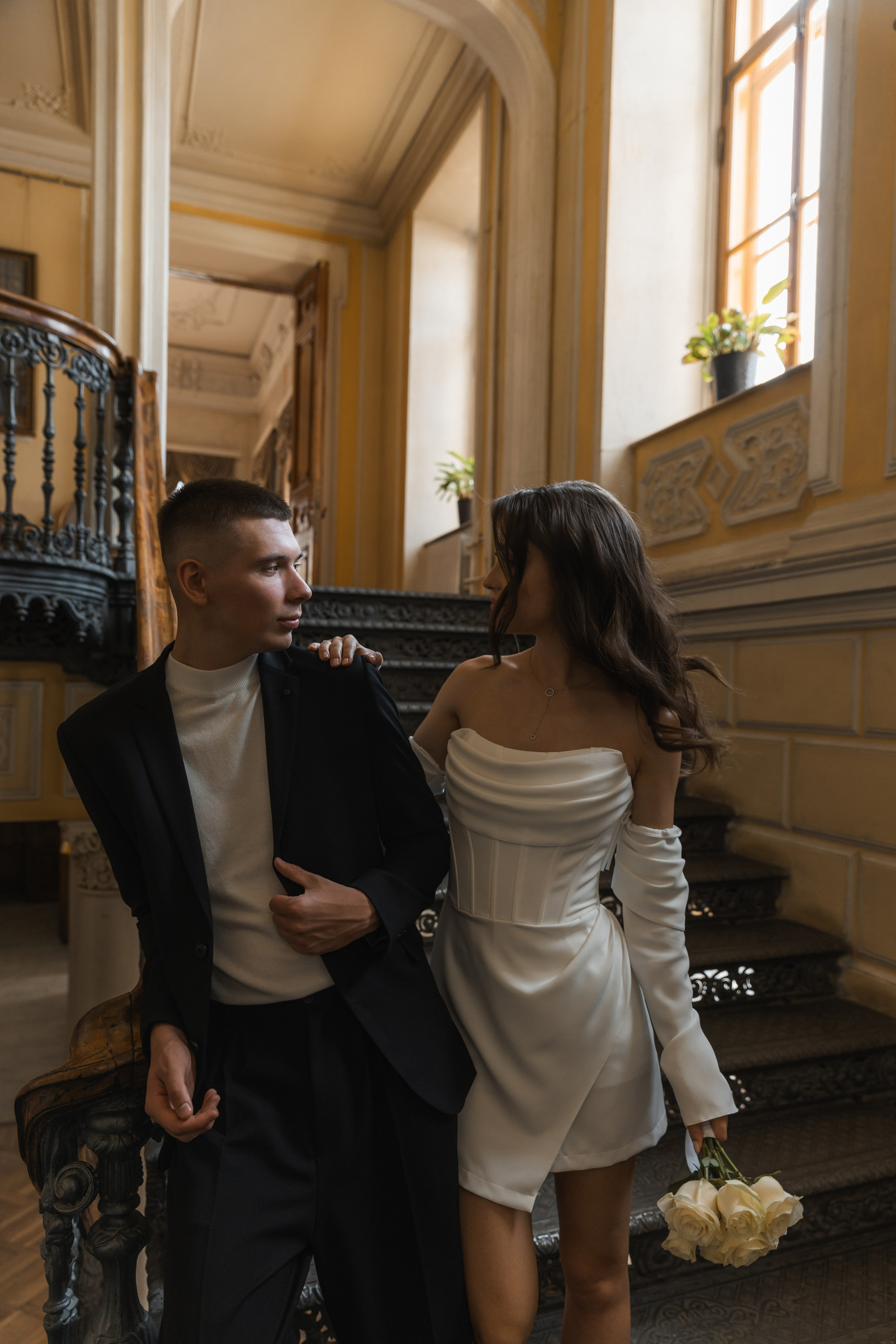 Даниил и Анастасия. Свадебная фотосессия в Библиотеке-читальне им. А. С. Пушкина. Фотограф и видеограф Анна Домашенко