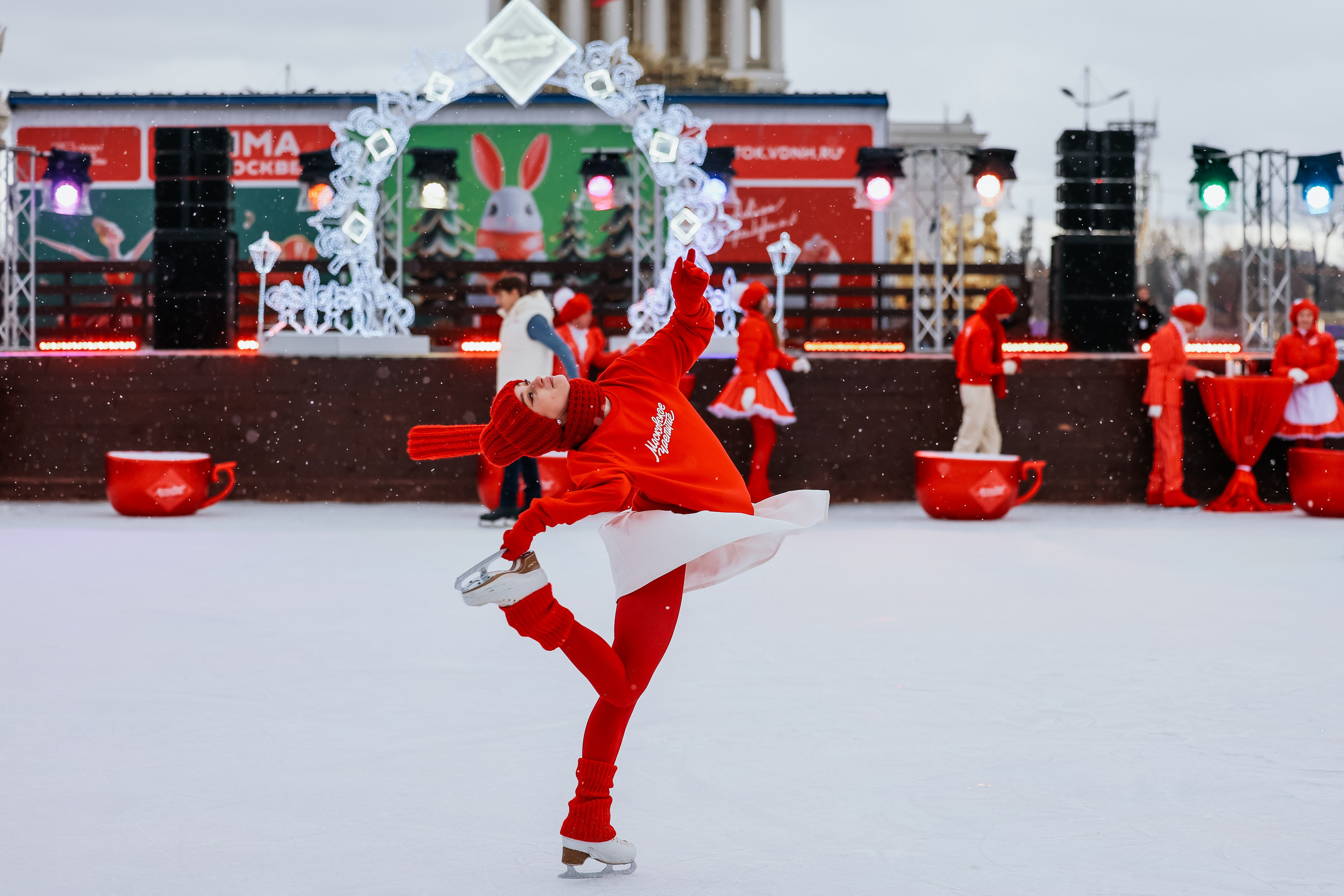 Ледовое шоу ВДНХ проект Московское чаепитие. Фотограф и видеограф Анна Домашенко