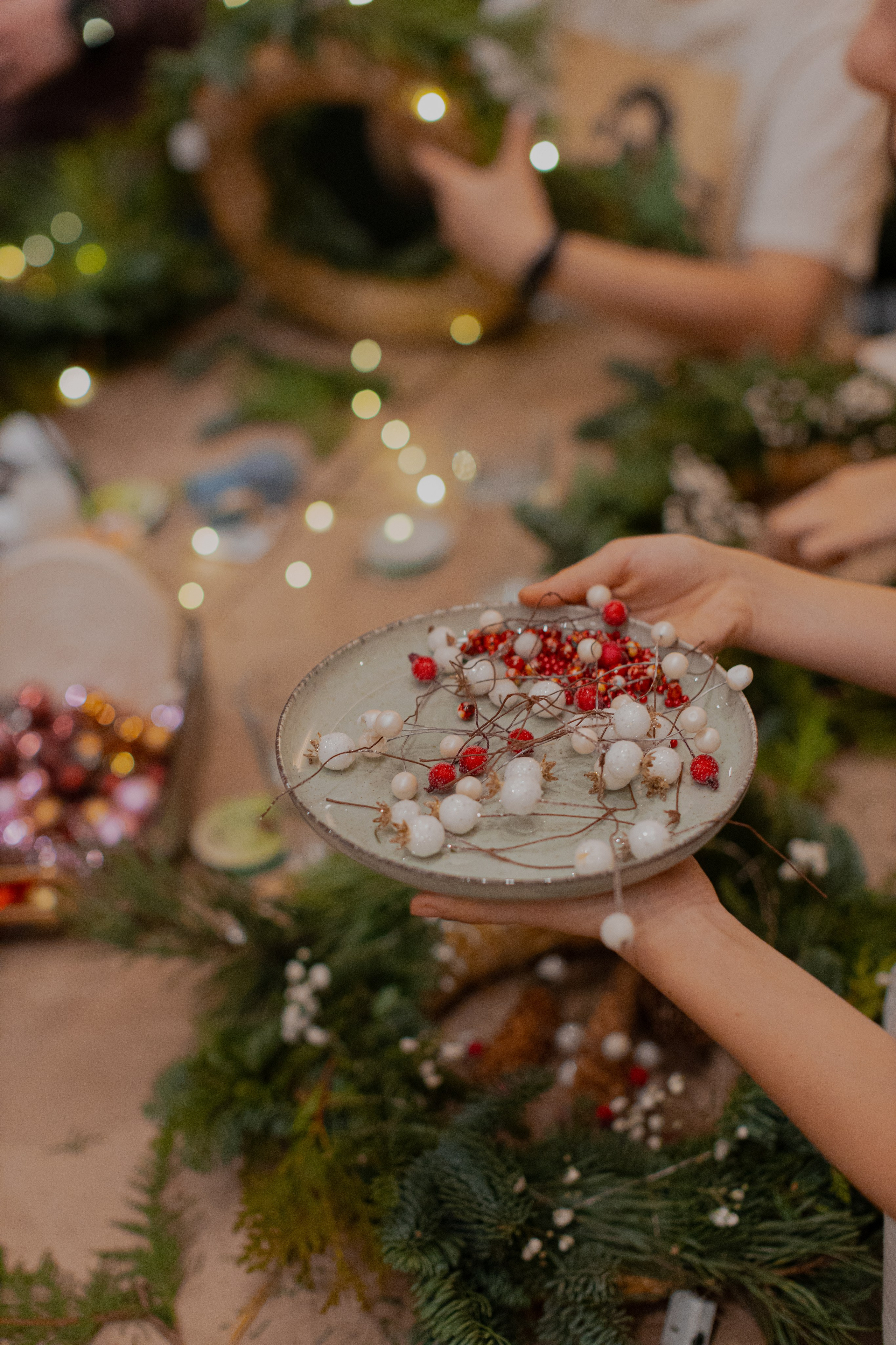 Мк Новогодний Венок. Анастасия Ракчеева Художник