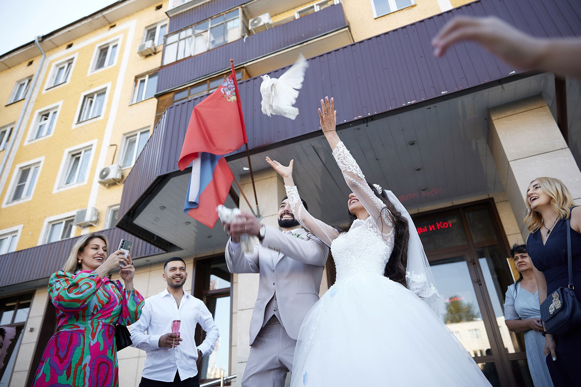 Регистрация в ЗАГСе и выездная. Свадебная съемка. Фотограф в Москве Валерий Боцман