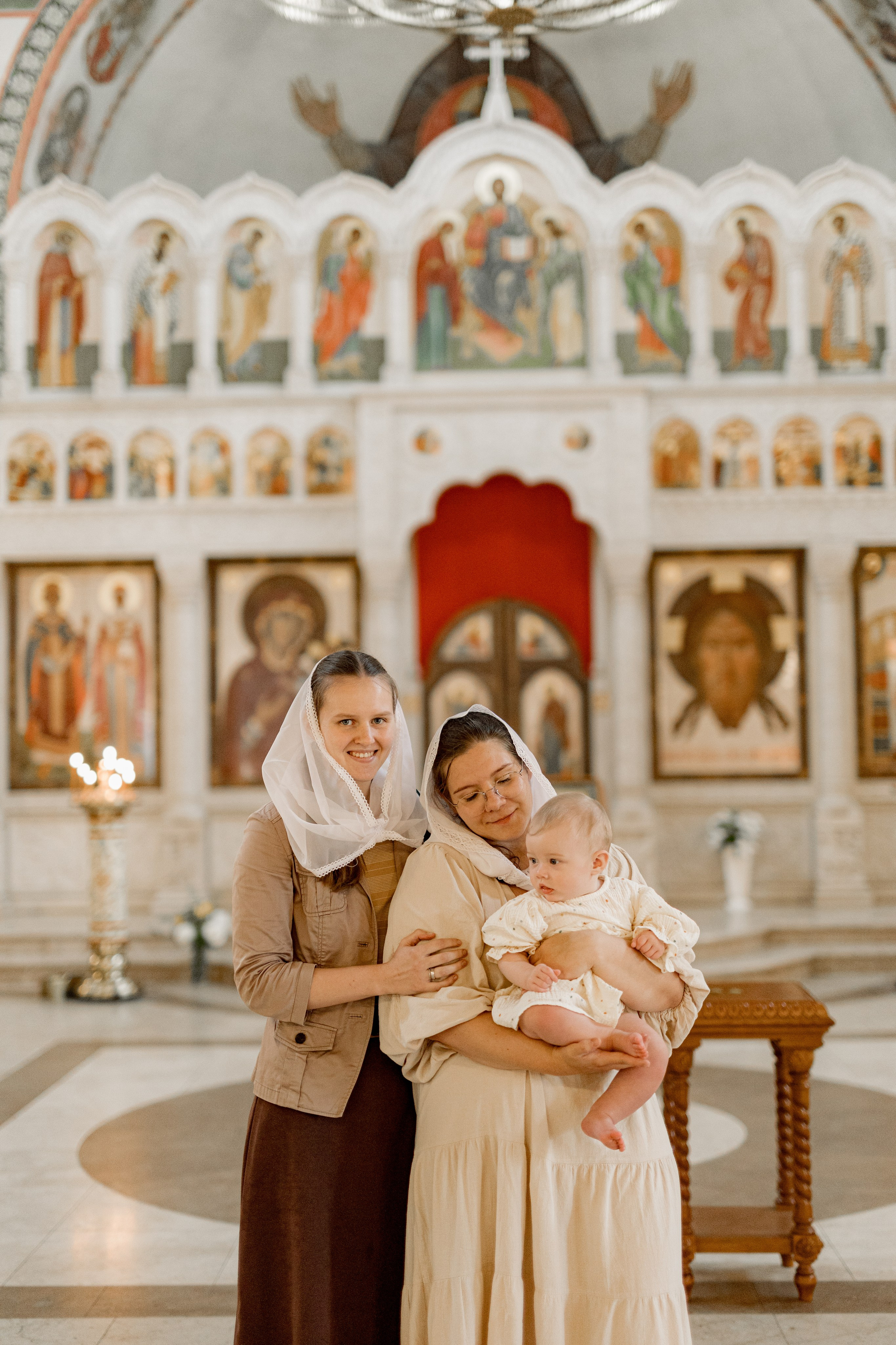 Таинство Крещения Веры. Фотограф новорождённых Newborn Москва