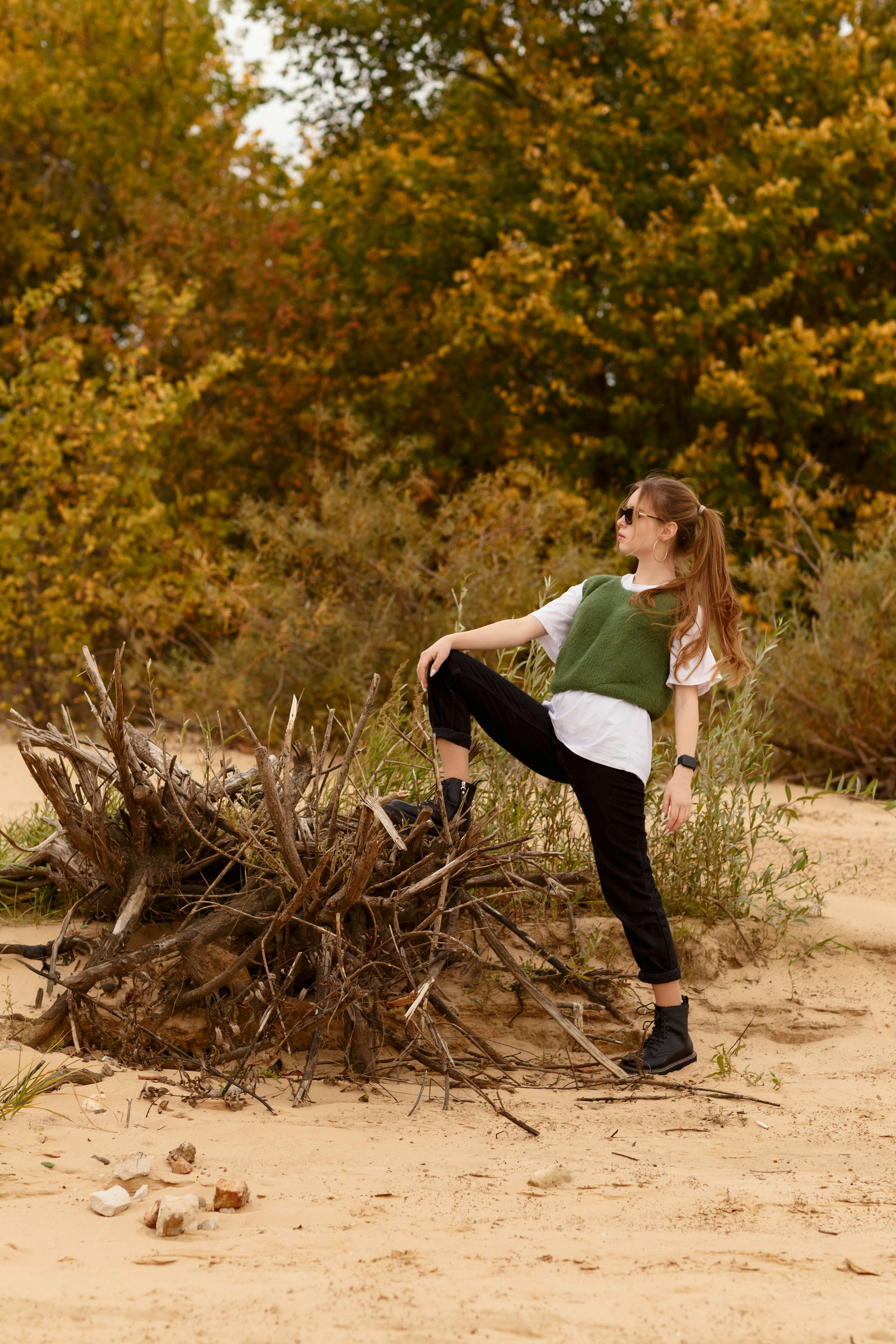 Фотосессия с Леной в Заволжье. Портретный и репортажный фотограф в Чебоксарах Андриян Чаркин