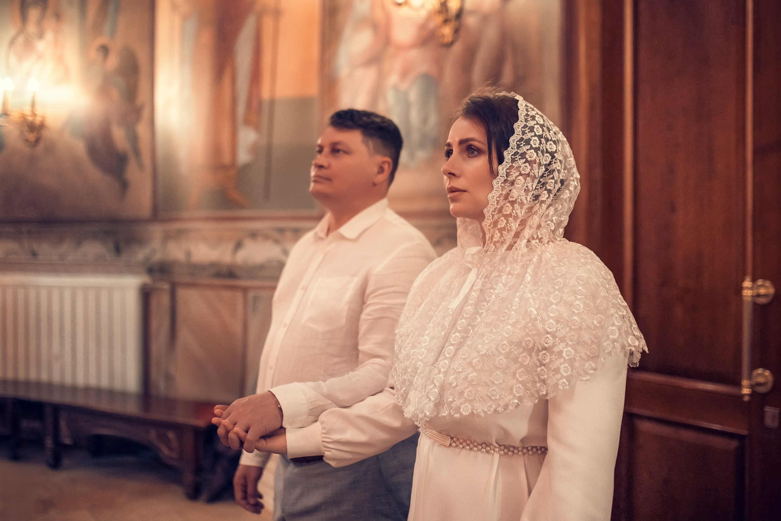 Венчание Сергея и Анастасии в Казанском храме. Екатерина Крапивина фотограф церковных Таинств в Нижний Новгороде