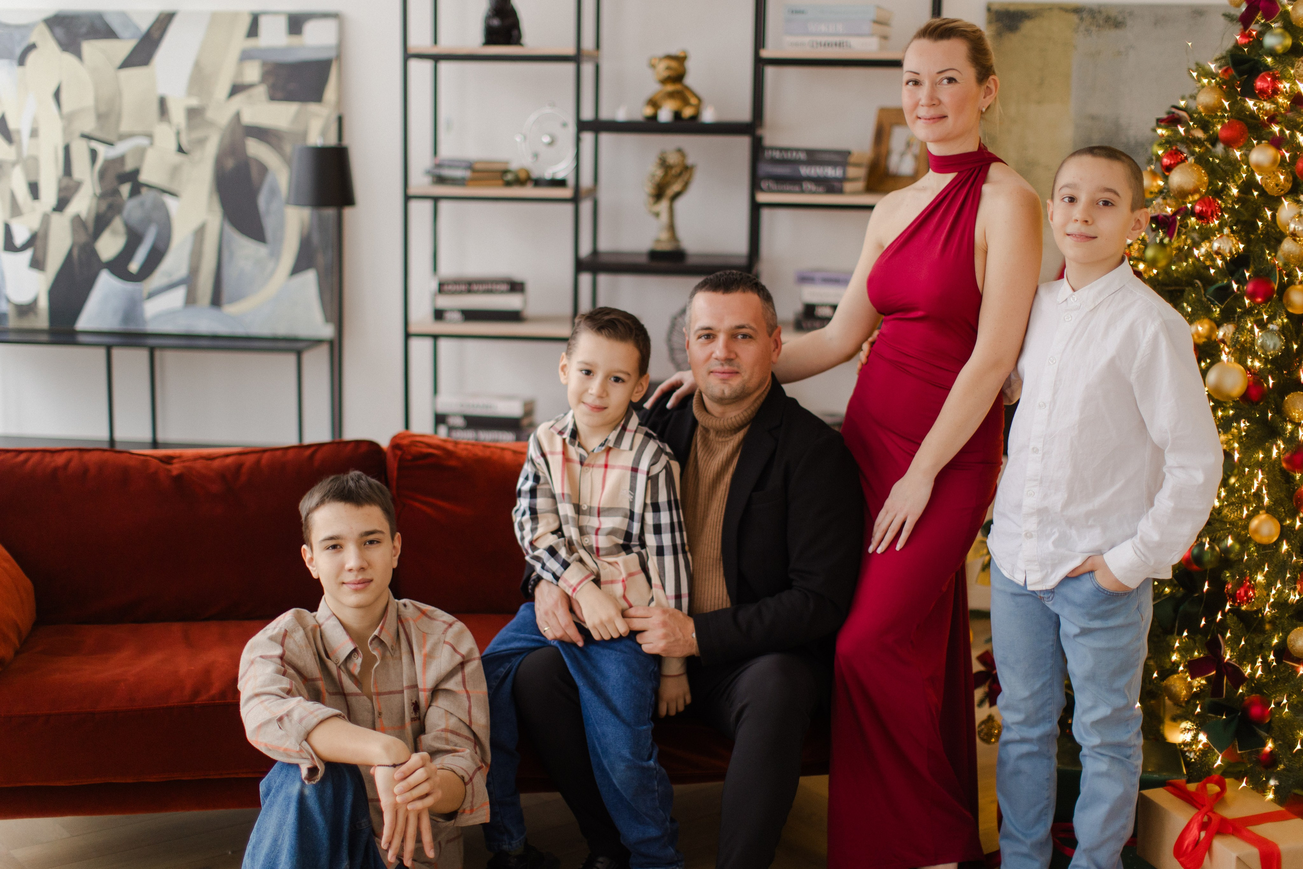 Эдик Карина и дети. Семейный и детский фотограф в Москве Кузьмина Мария