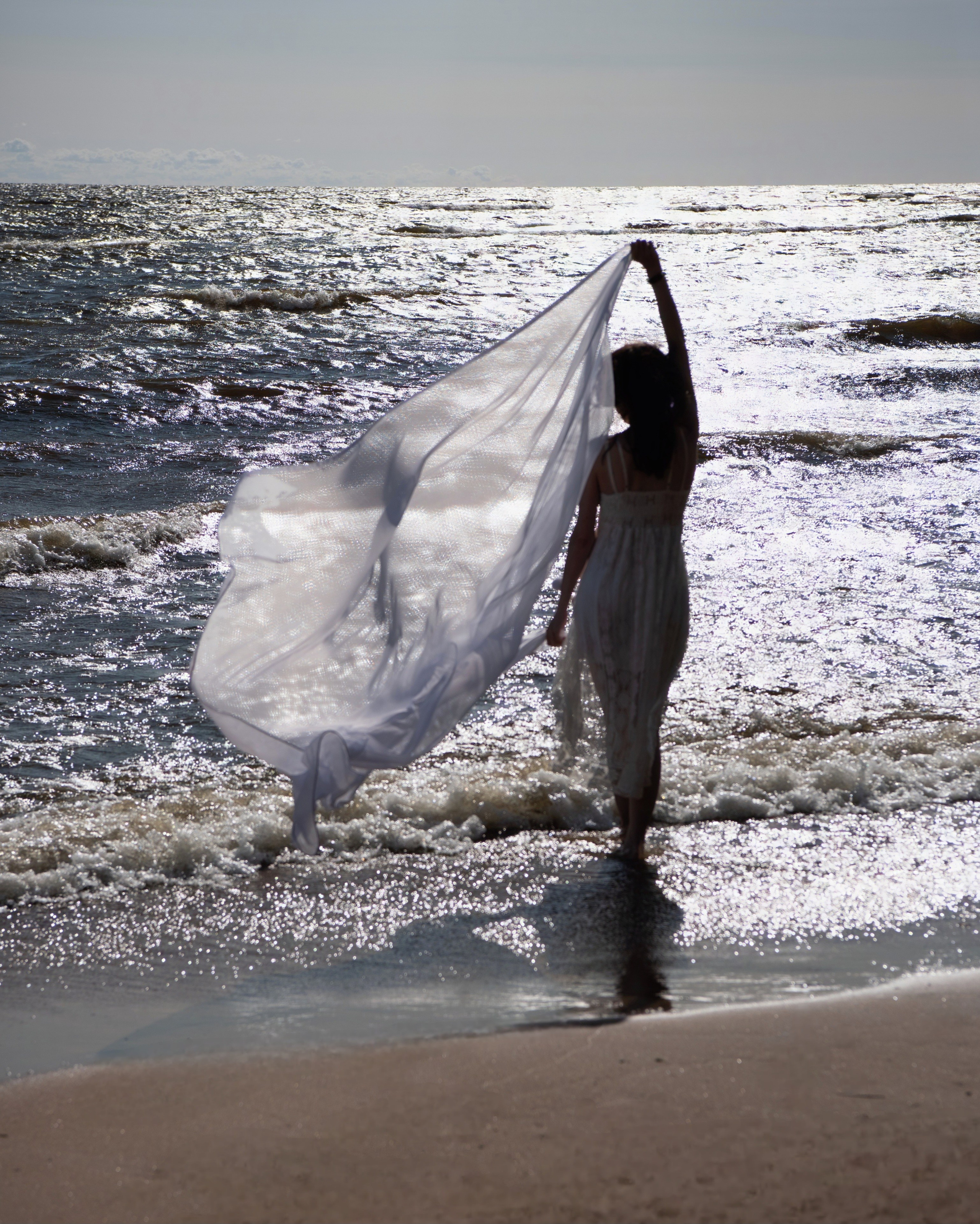 Галя на берегу финского залива. Фотограф в СПБ Светлана Князева