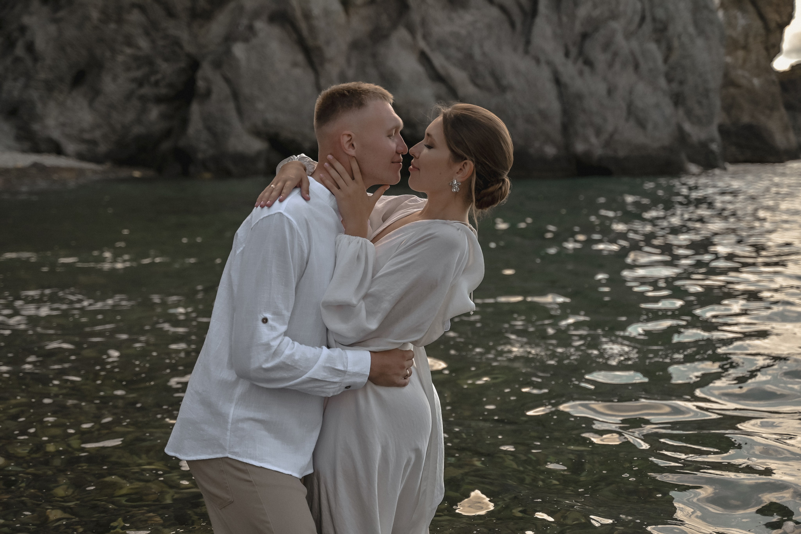 Марк Татьяна Рассвет Яшмовый пляж. Свадебный фотограф Анна Хочева