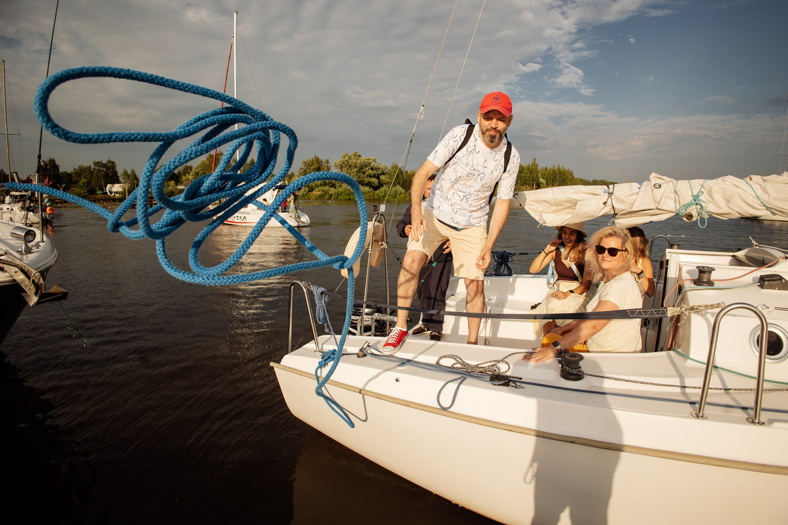 Семейная гонка. Яхты. Репортажный фотограф. Москва. Алина Ланская