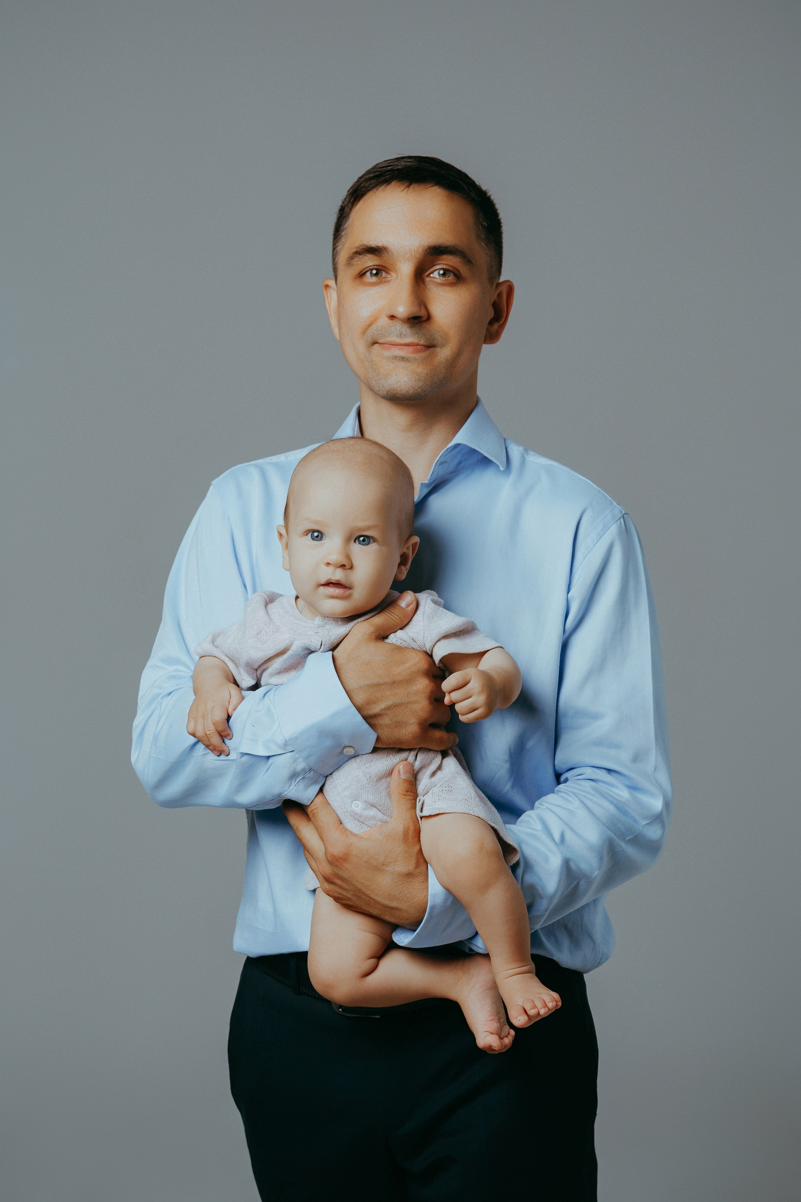 Семейная съёмка в студии. Фотограф Алексей Кутырёв