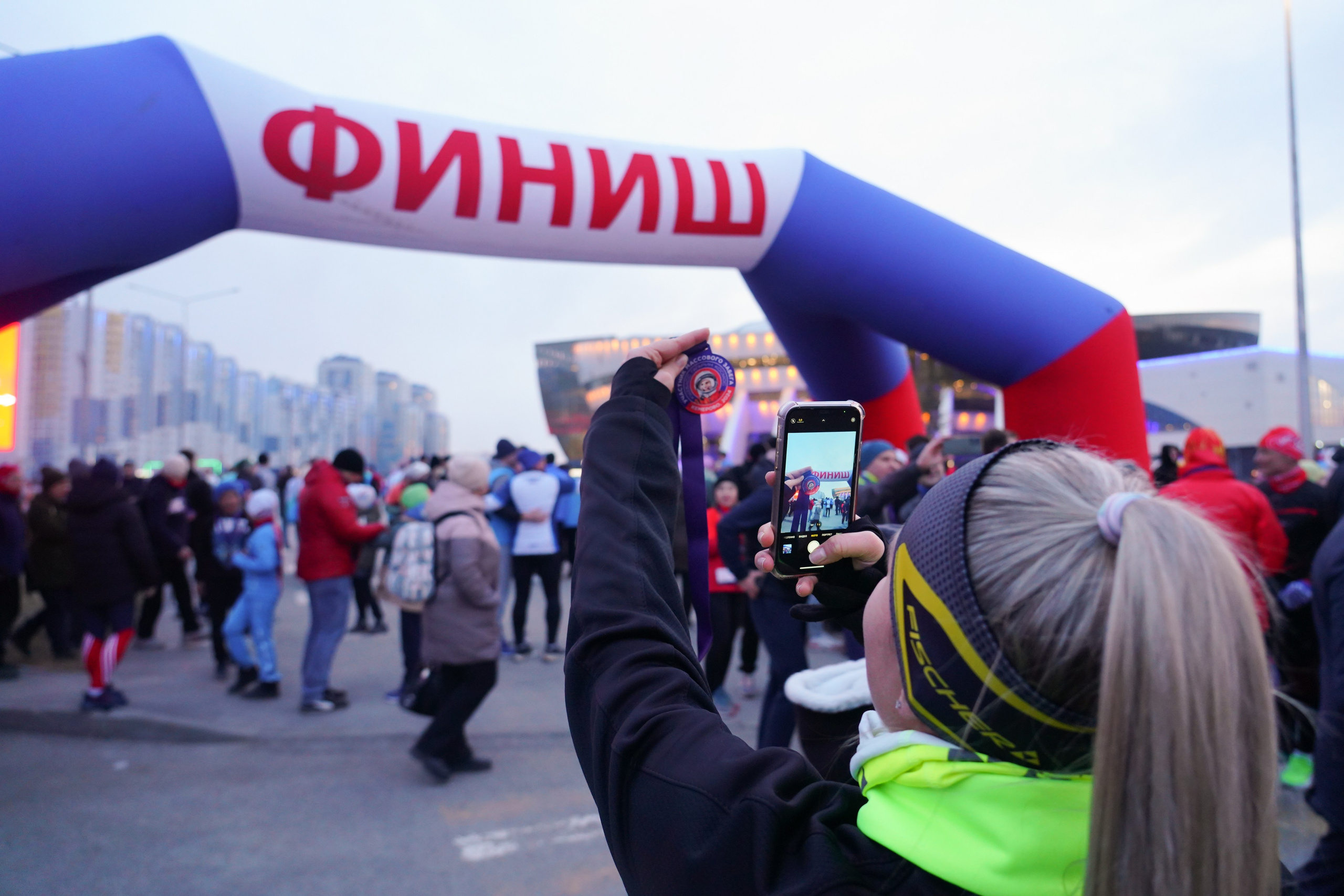 Массовый забег «Первый в космосе». Фотограф Кемерово