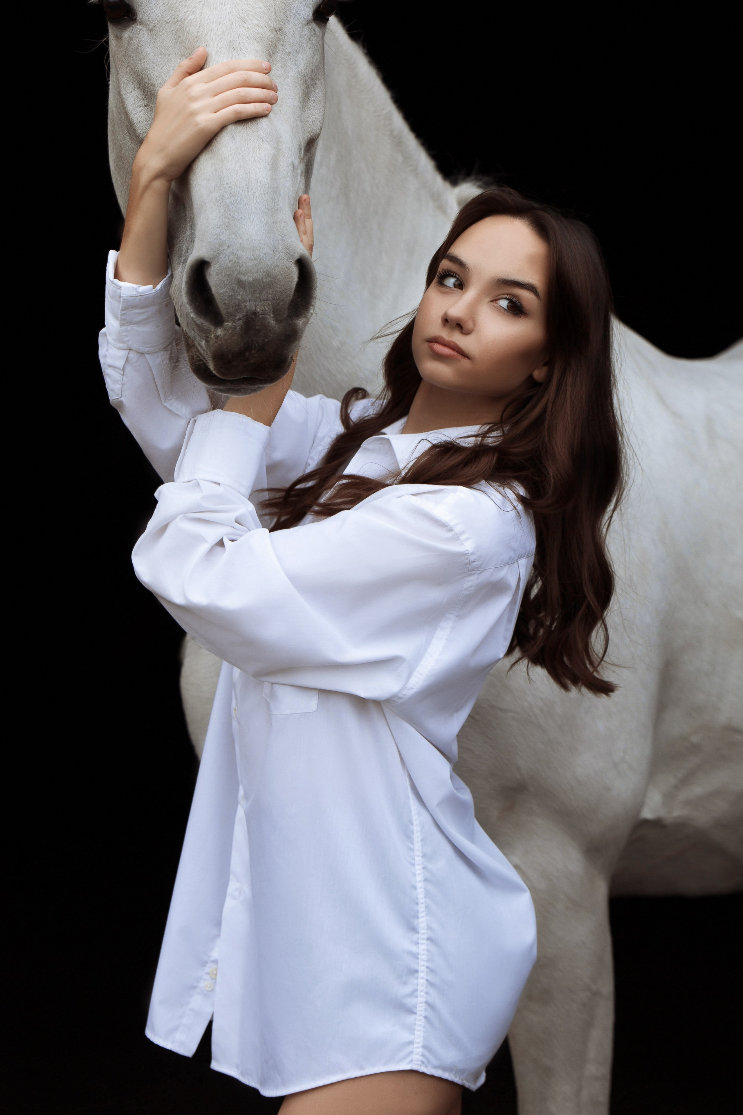 Зина и Пэрис. Конный фотограф в Красноярске — Любовь Похабова