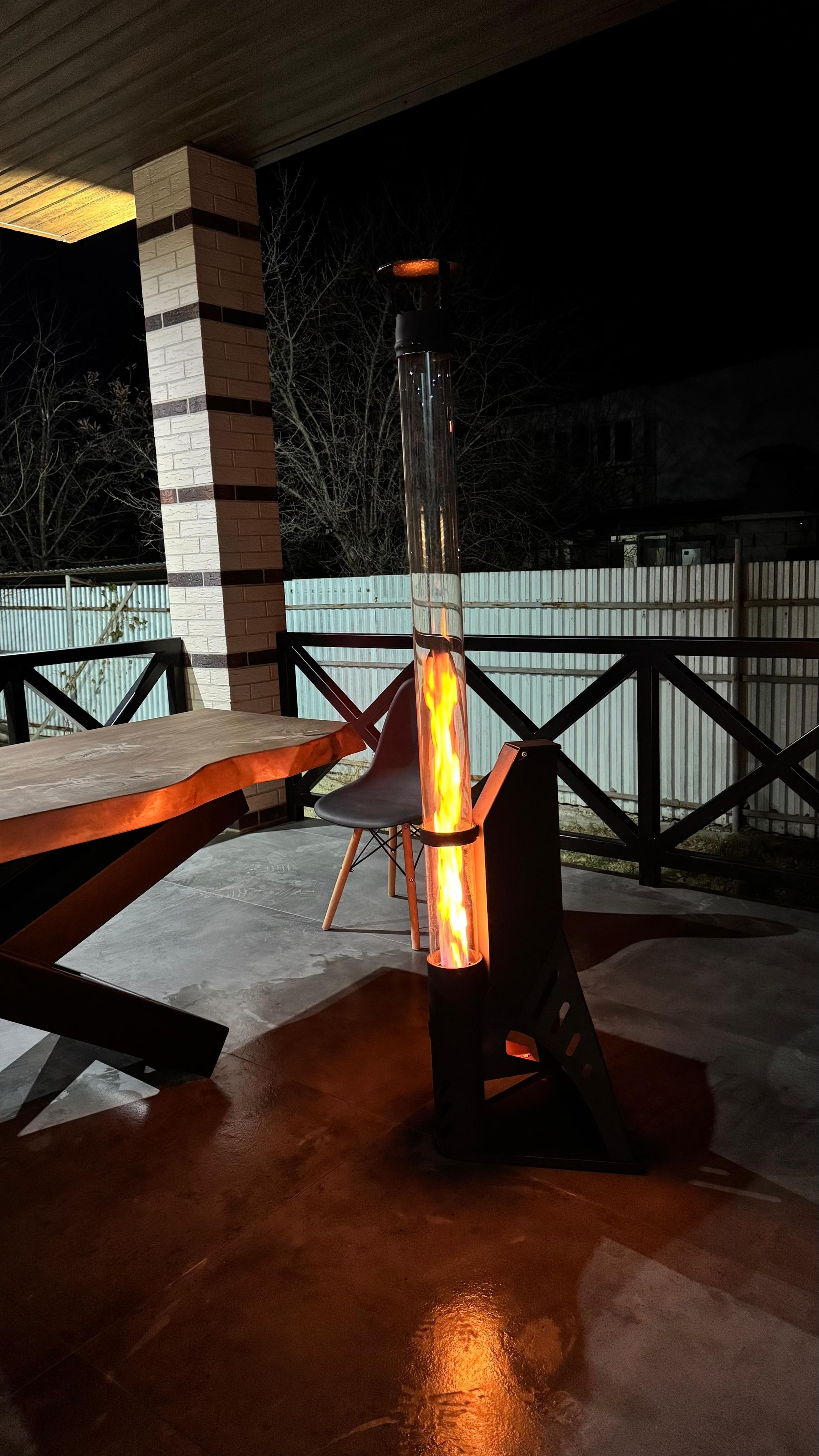 «Горыныч» уличный камин. Купить / заказать мангал для дома в Краснодаре от производителя «Мангал Мастер»