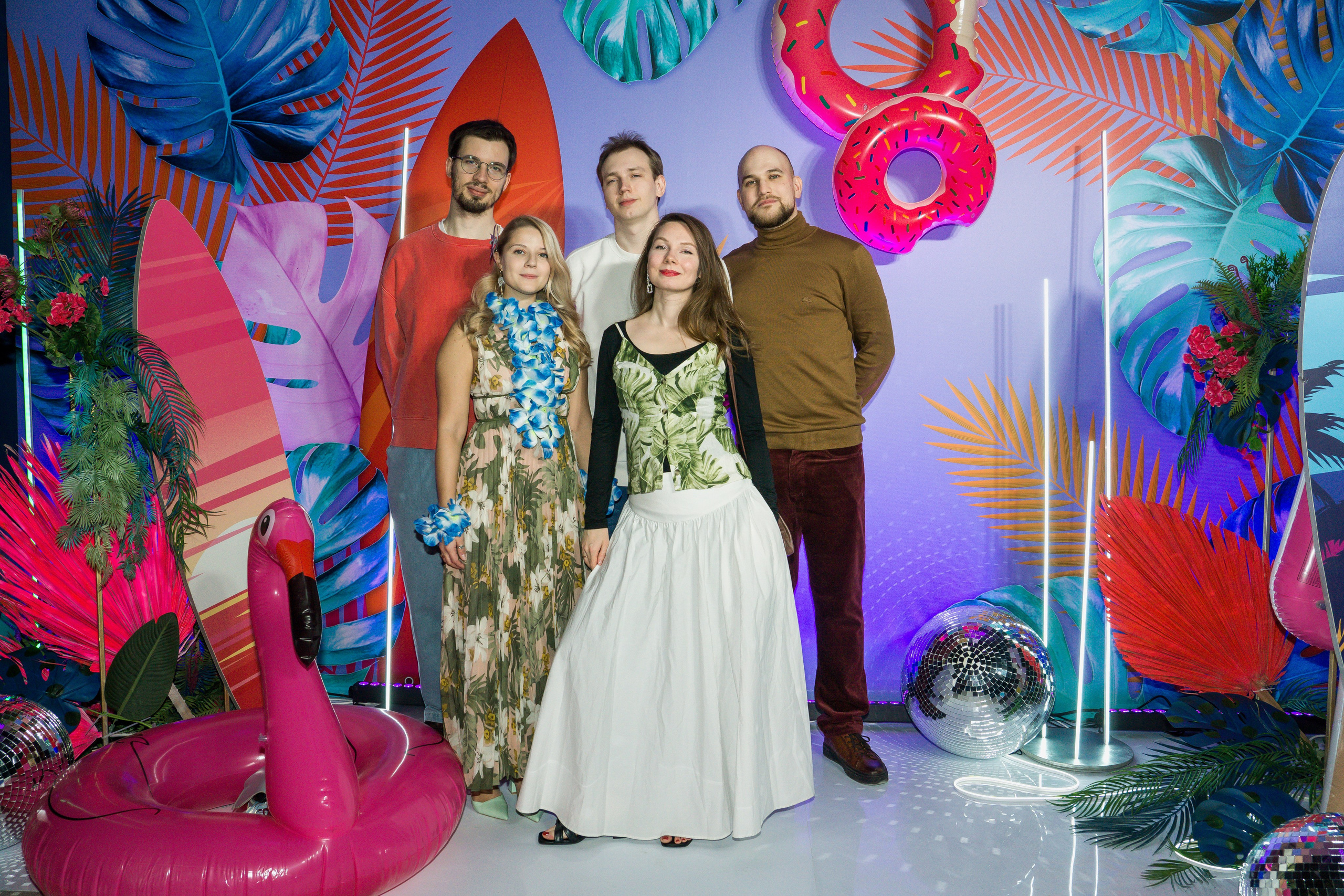 МТС корпоратив Гавайская вечеринка. Фотограф