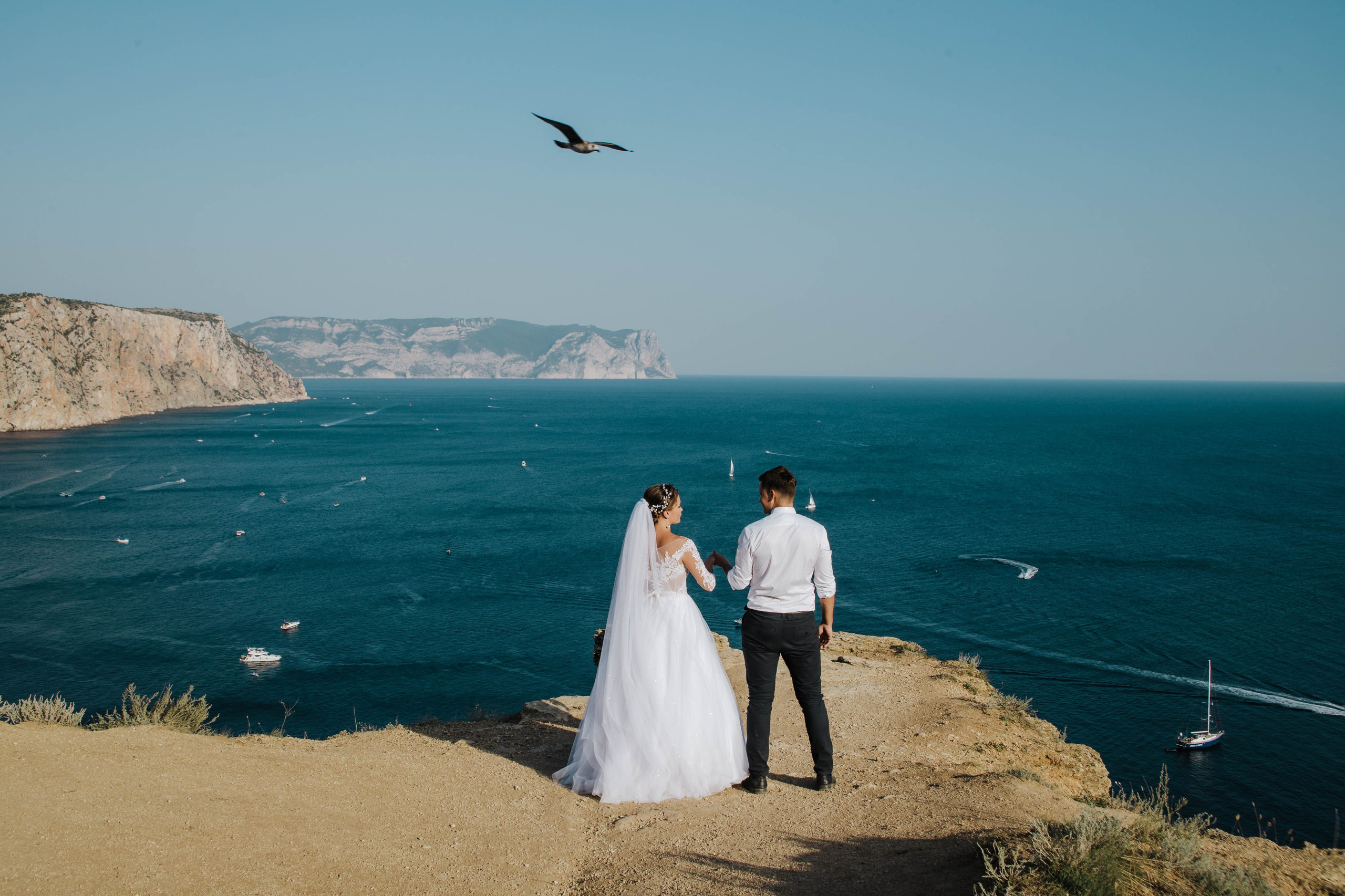 Татьяна & Артём. Свадебная фотосессия Воронцовский дворец и мыс Фиолент. Свадебный и контент фотограф в Севастополе и Крыму Марина Данилова