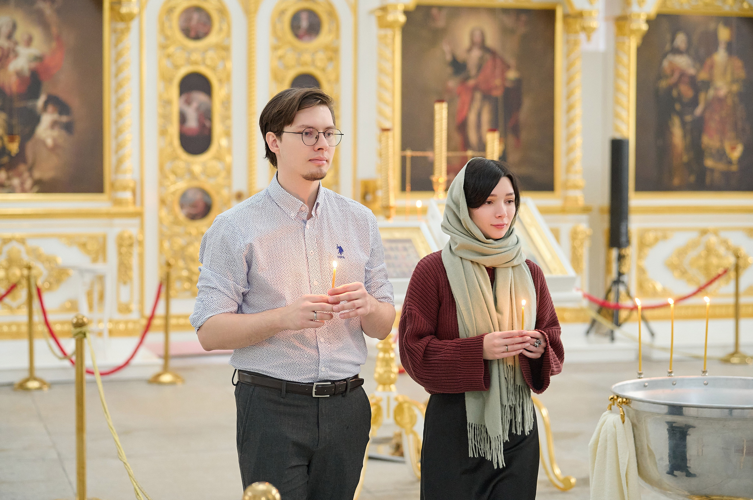 Фотограф на таинство крещения в Смольном соборе Санкт-Петербурга