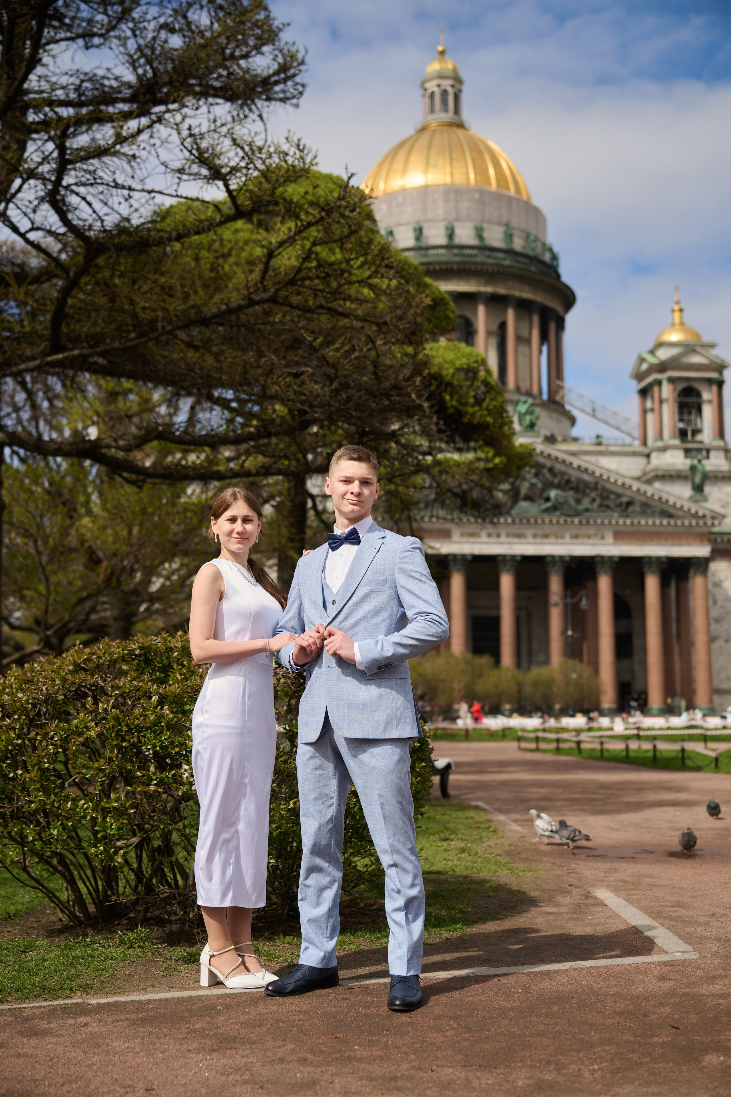 Прогулка у Исаакиевского собора. Фотосессия в Санкт-Петербурге | Услуги профессионального фотографа