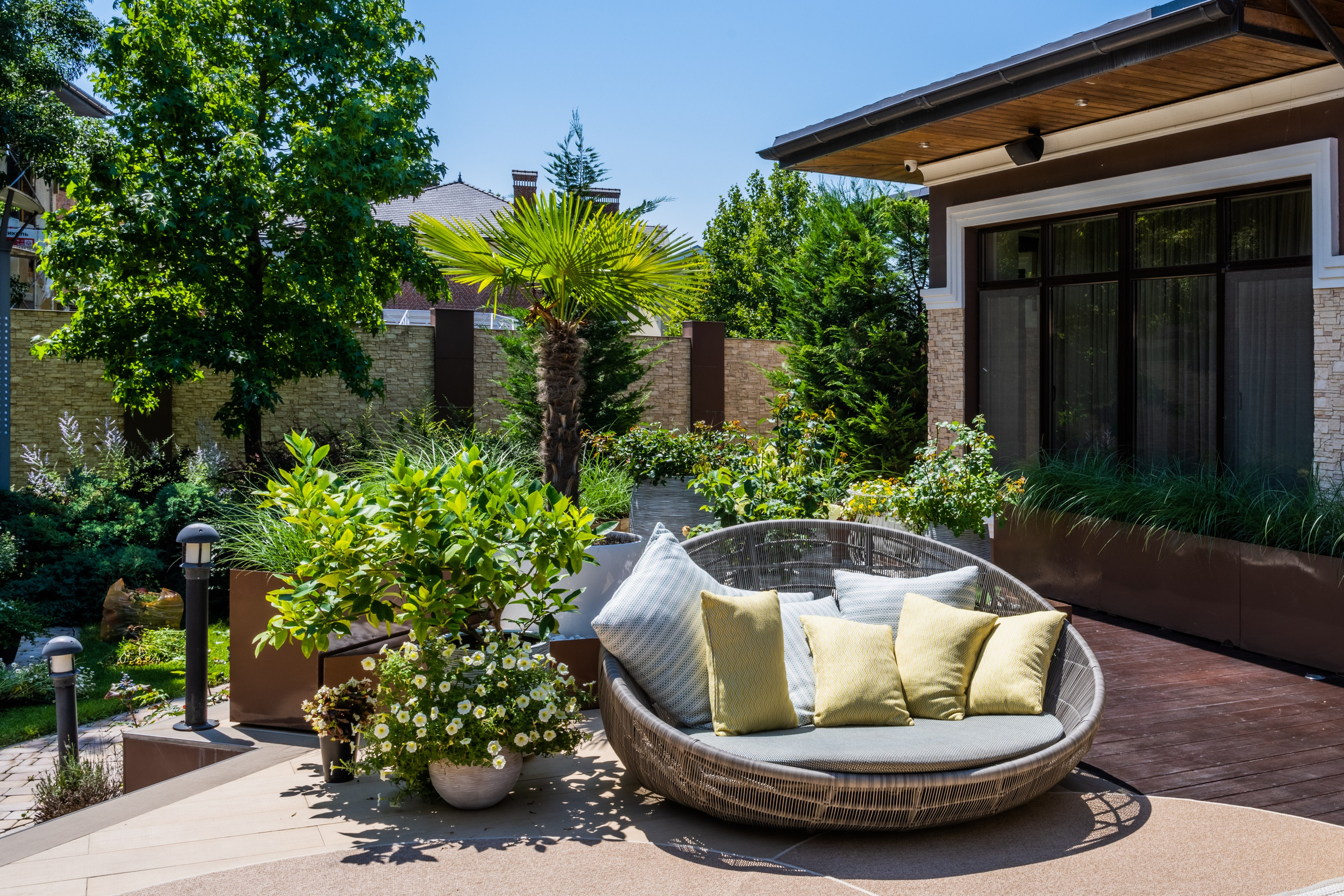 Цветущая веранда. Интерьерный фотограф Краснодар Денис Педань