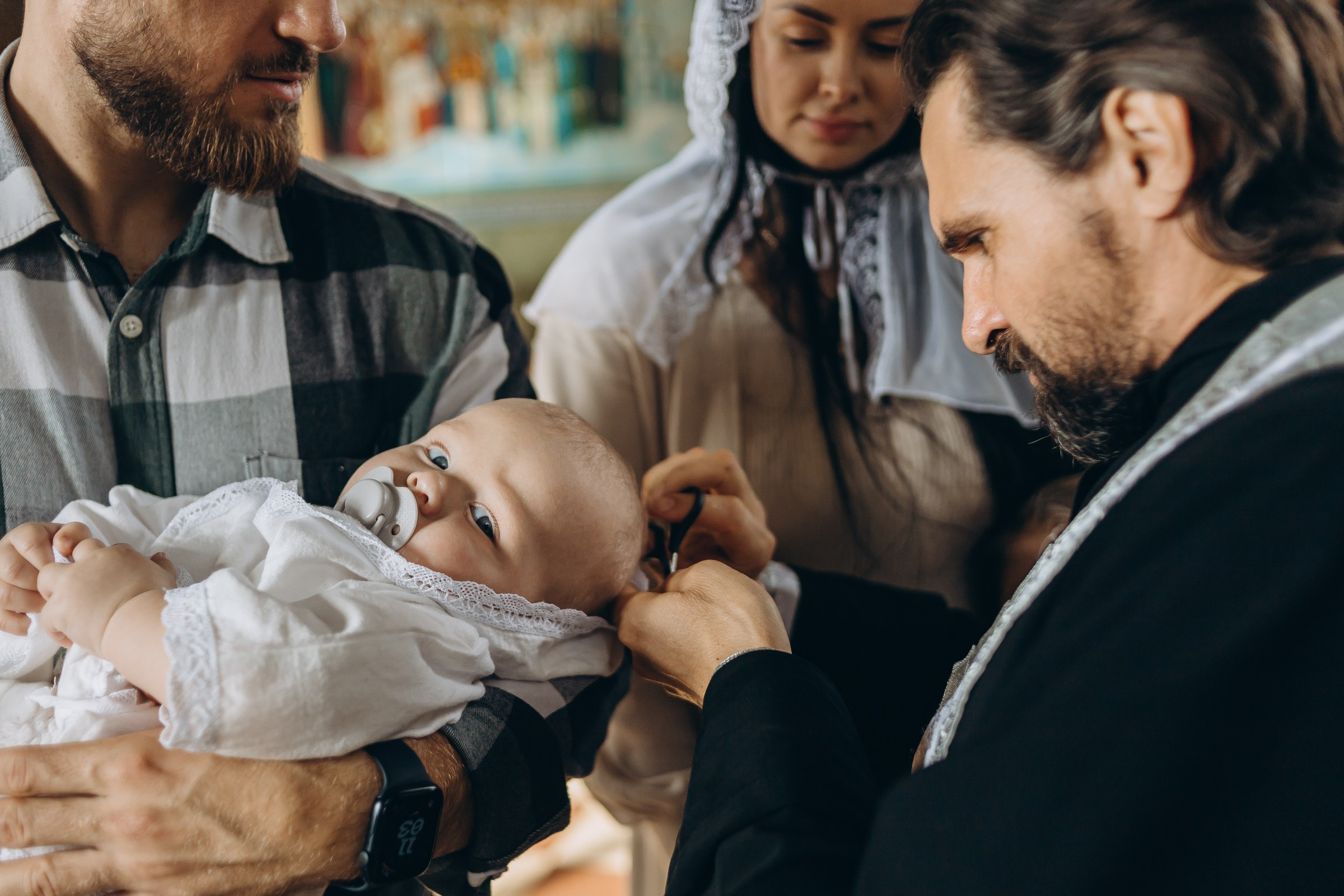 Крещение Матвея. Семейный фотограф в Волгодонске Краченцева Анна