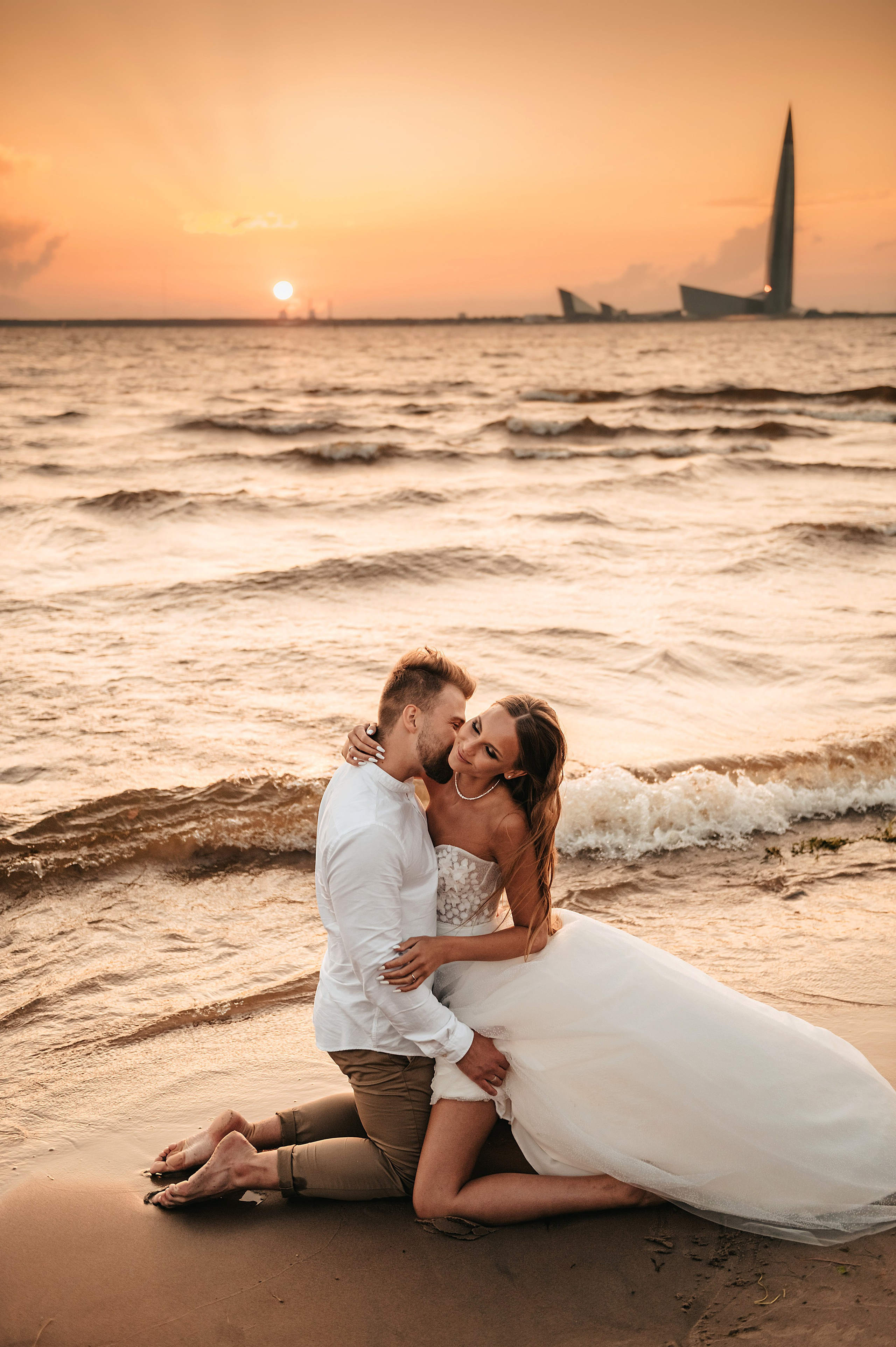 Свадебная съемка на финском заливе. Фотограф Москва и Видеограф Москва