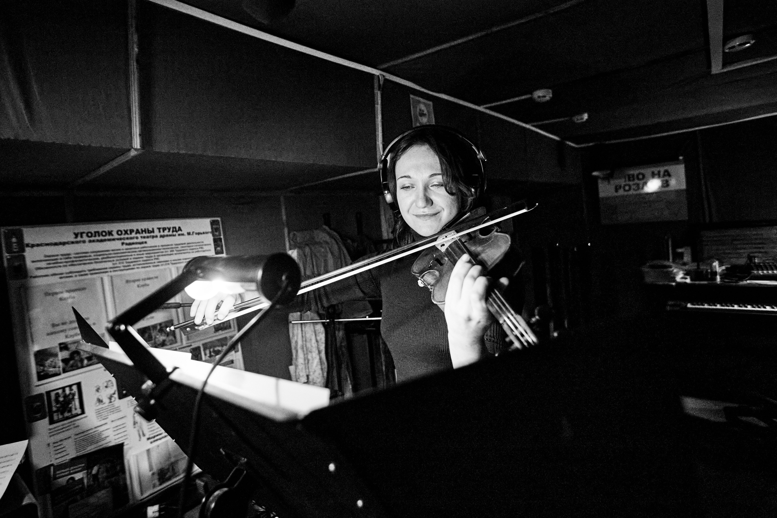 Студия звукозаписи. Фотограф Юлия Маринина