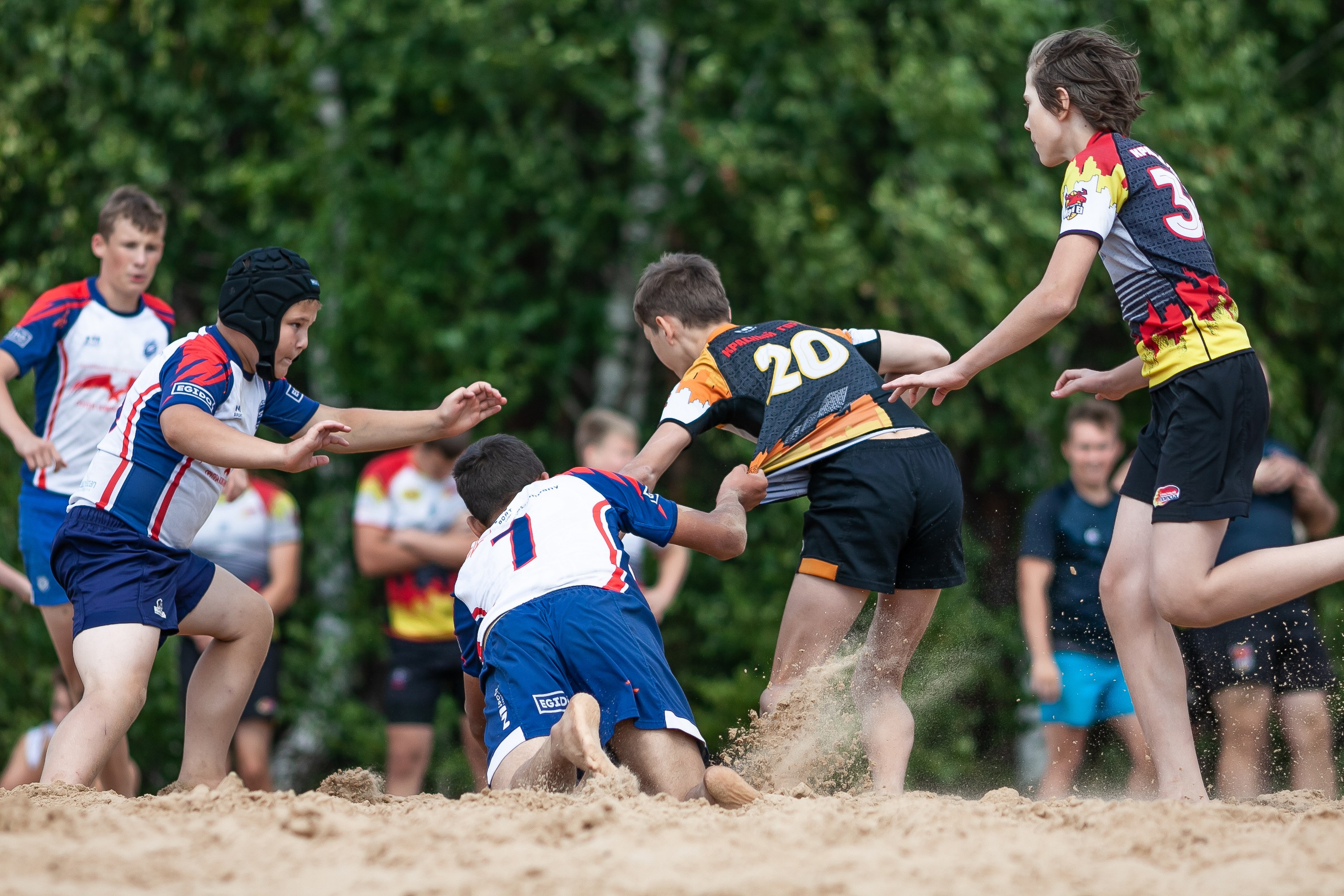 «Кубок «Молота» по пляжному Регби. Фотография