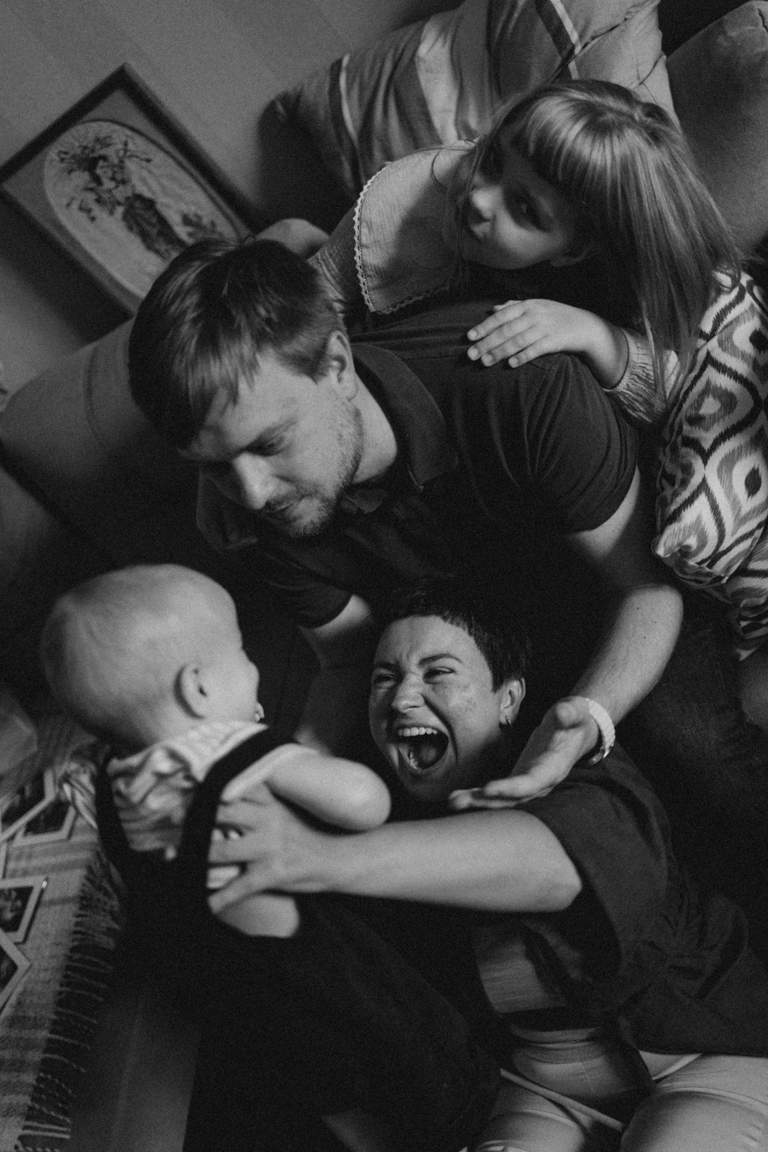 Домашняя семейная фотосессия с детьми. Семейный фотограф в Москве и Люберцах Юлия Гуськова