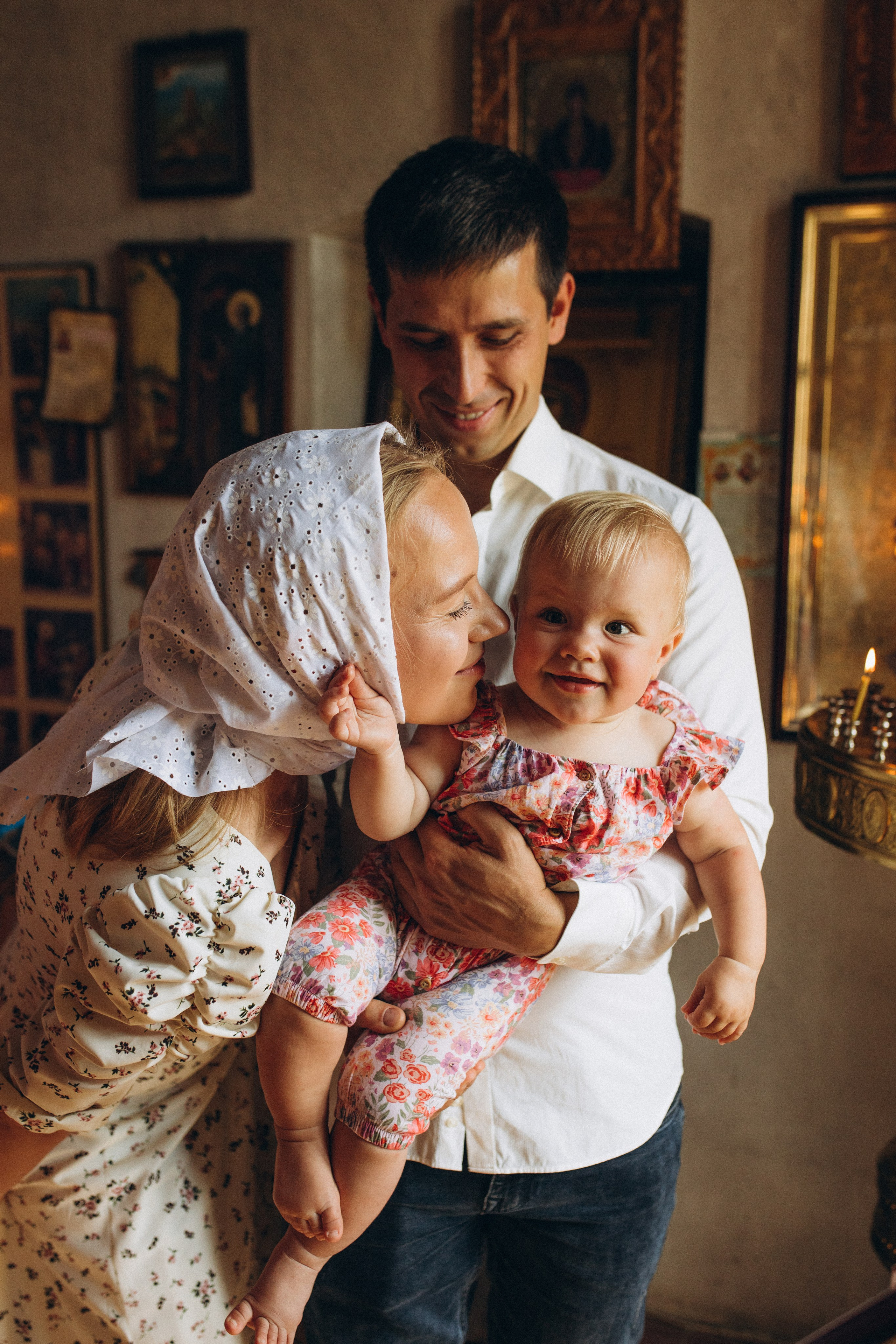 Крещение Марии. Семейный фотограф в Обнинске