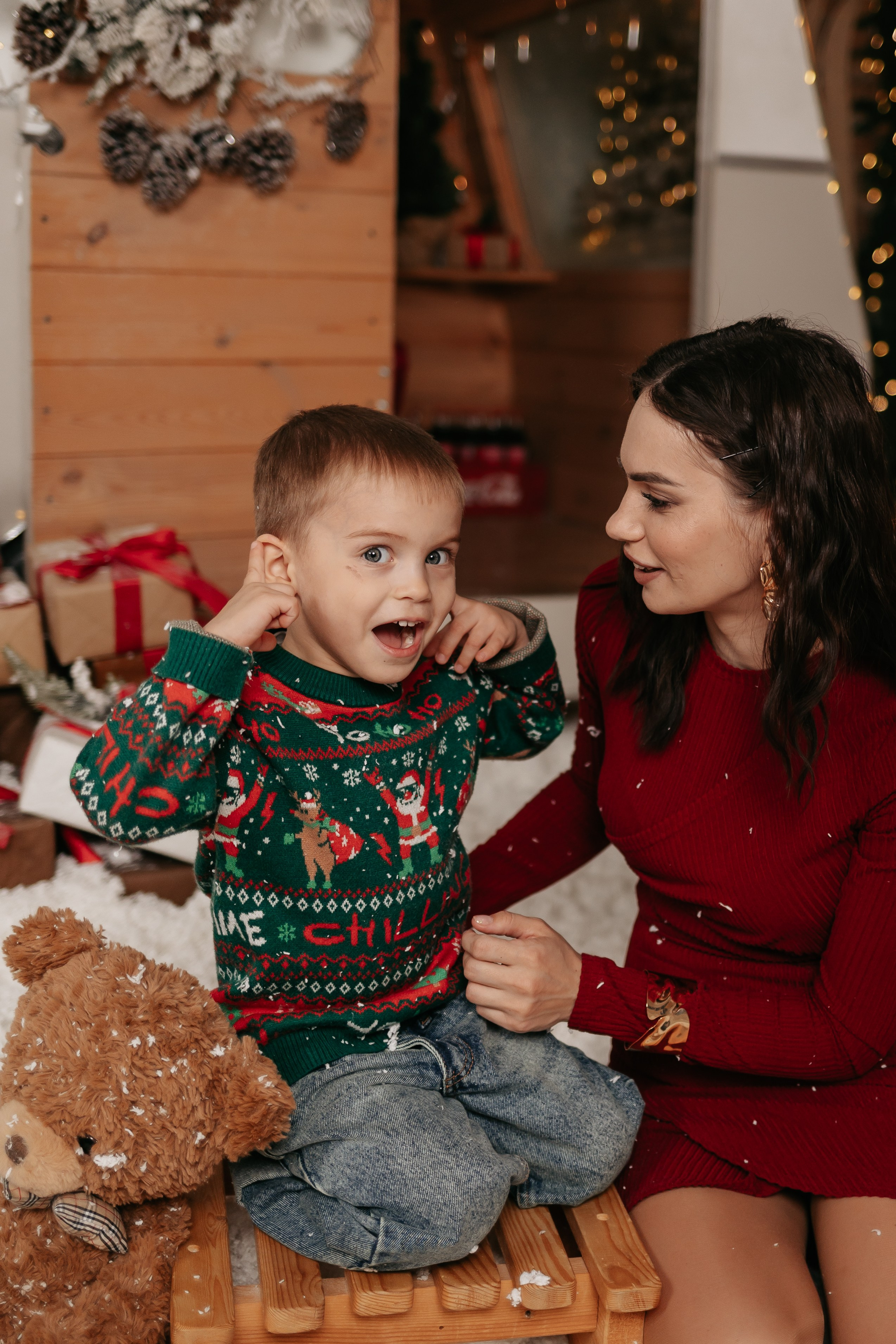 Новый год в Сказочном зале. Фотограф на первый годик, семейный и детский фотограф в Новосибирске
