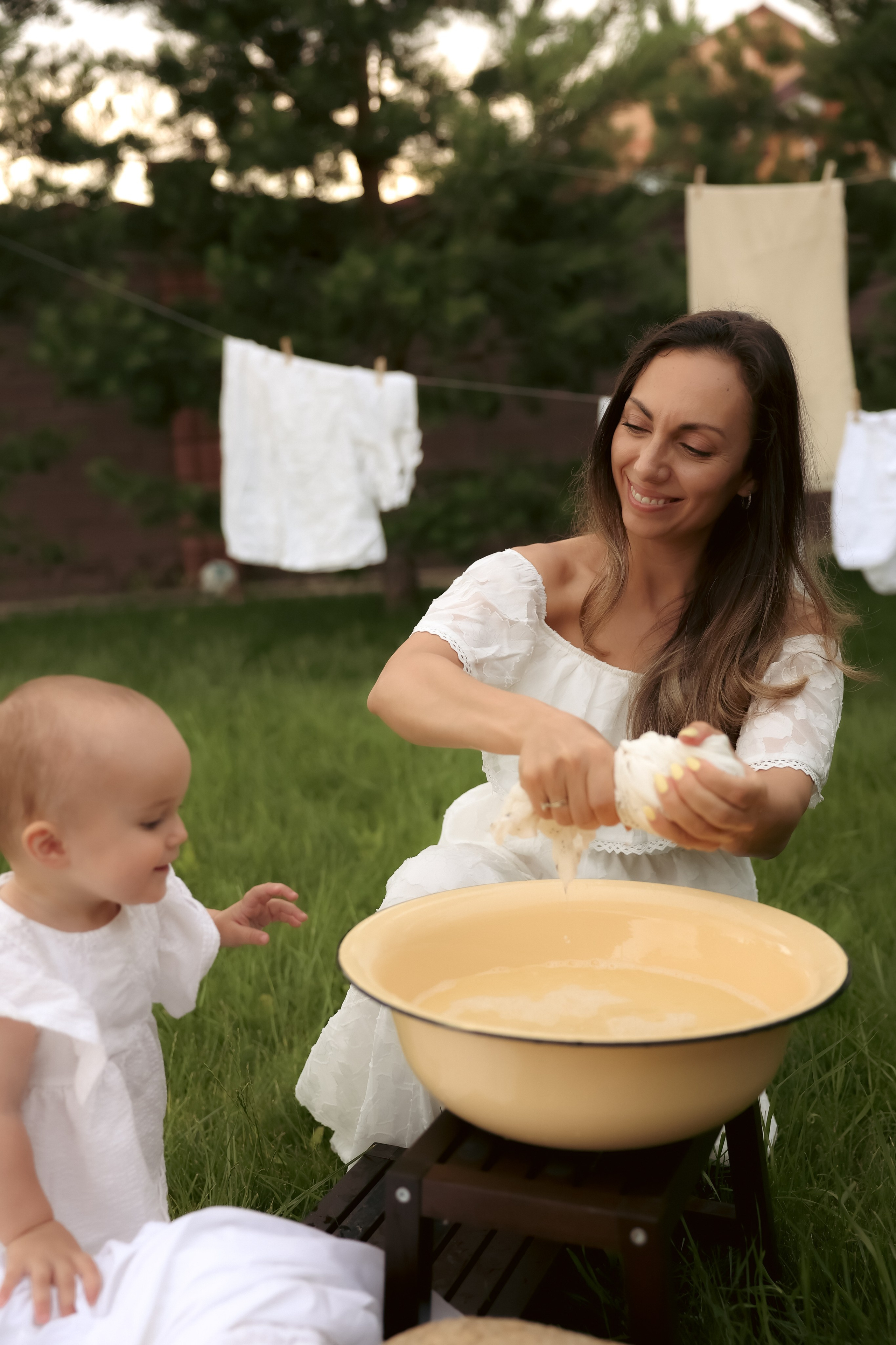 Большая стирка. Ваш семейный newborn и lifestyle фотограф в СПБ Наталья Журавлева