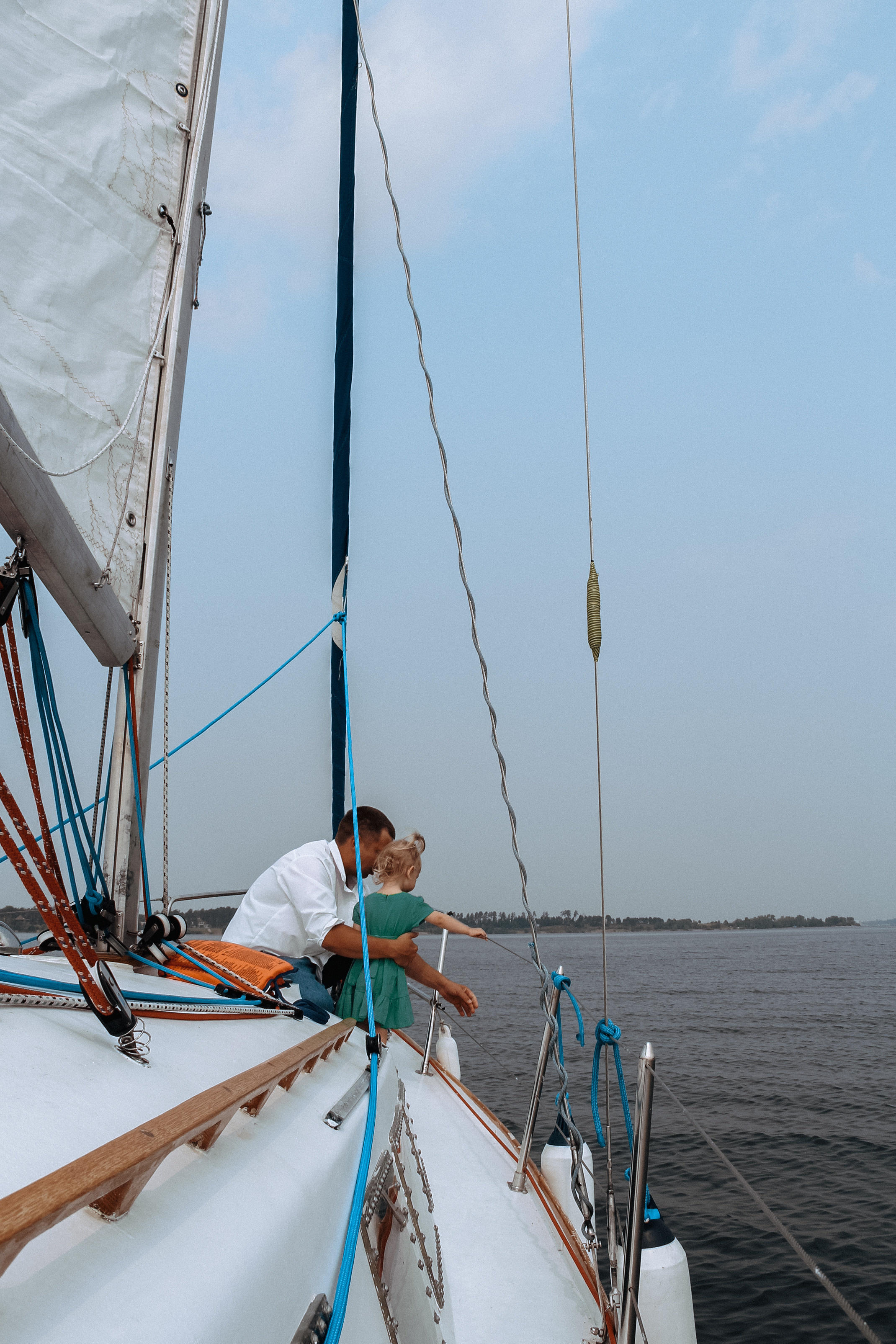 Семейная фотосессия на паруснике в Новосибирске. Семейный фотодуэт Ирина и Николай Власьевы. Фотосессии в Новосибирске