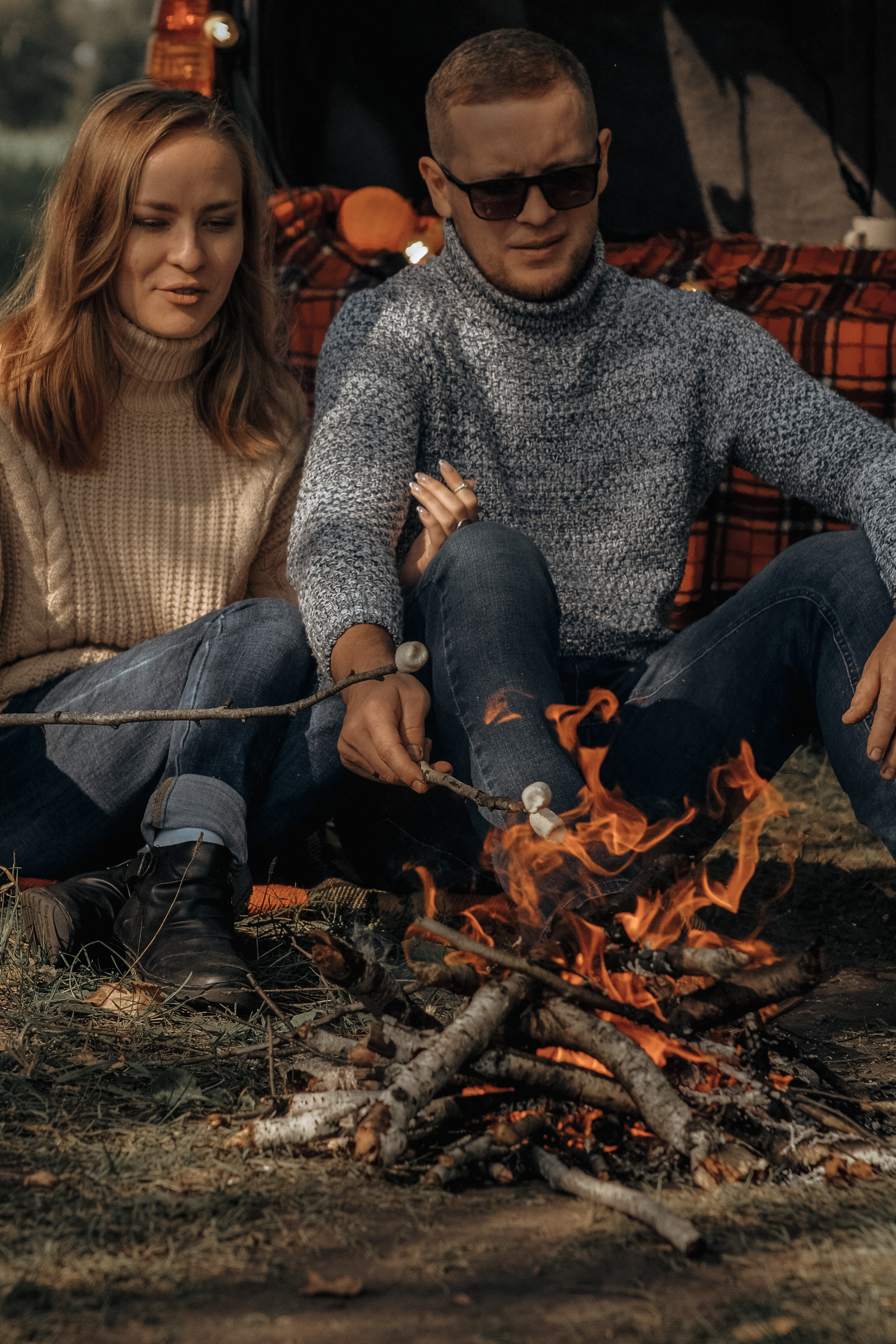 Фотосессия love story в лесу Новосибирска. Семейный фотодуэт Ирина и Николай Власьевы. Фотосессии в Новосибирске