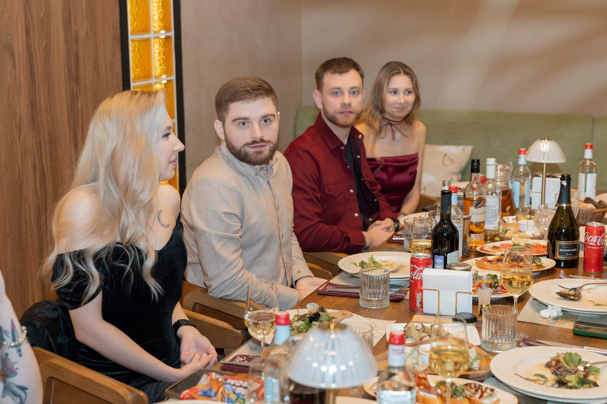 Новогодний корпоратив Альфа-Банк, ресторан Журавли