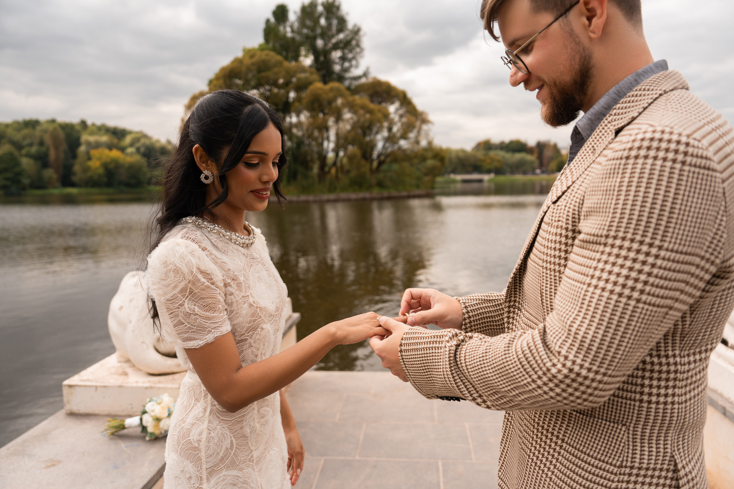 Максим и Харша, Царицыно. Свадебный фотограф в Москве Анна Полушина